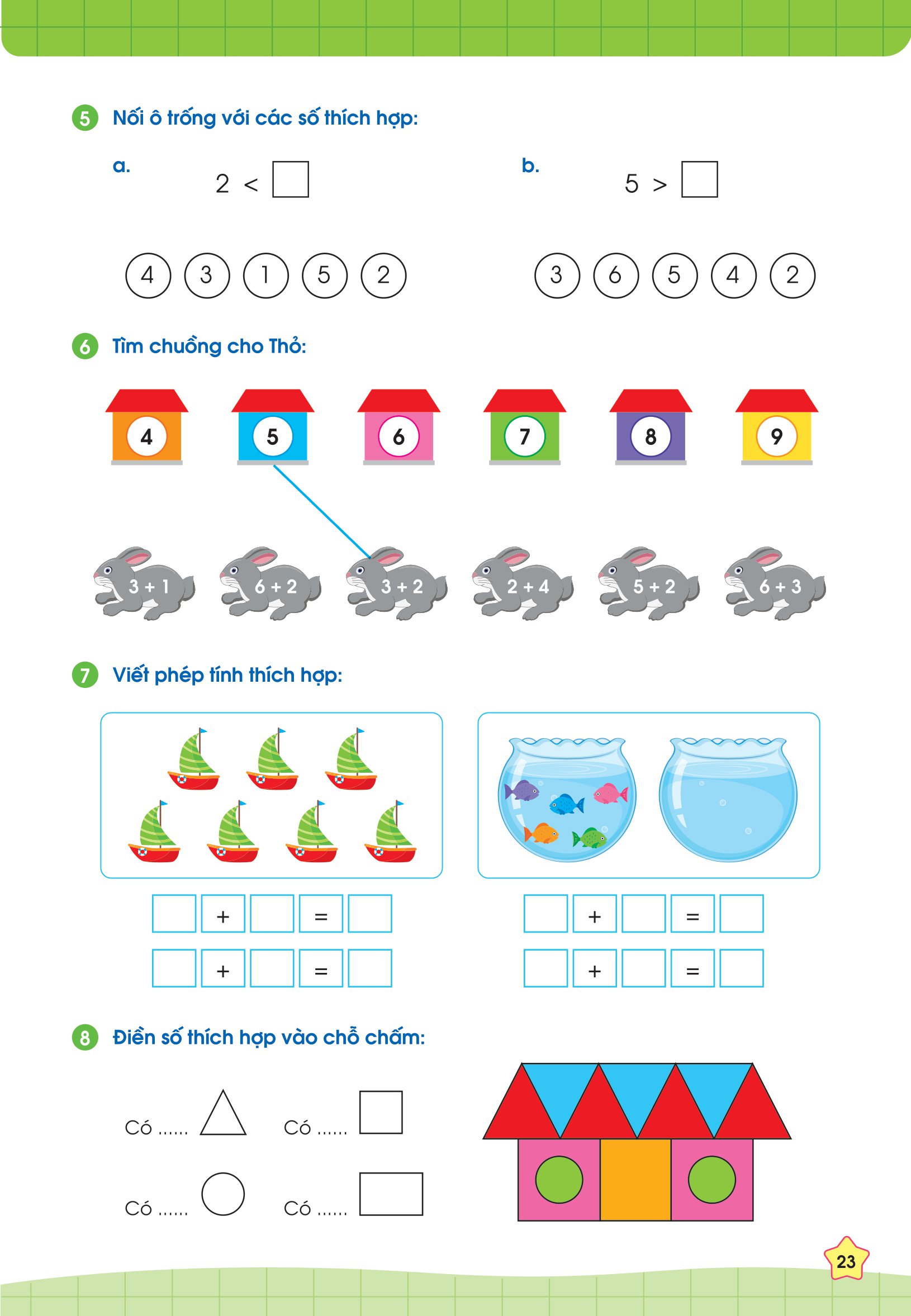 phiếu bài tập cuối tuần toán 1 - Ảnh 10