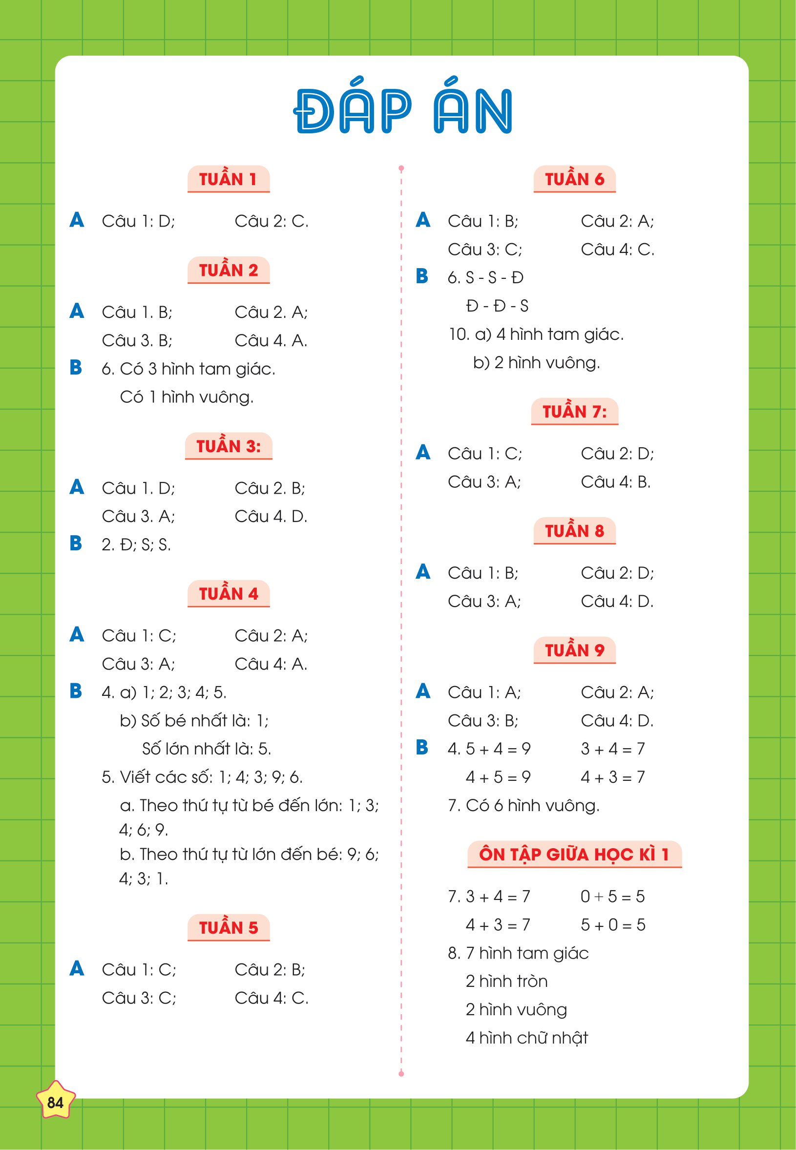 phiếu bài tập cuối tuần toán 1 - Ảnh 13