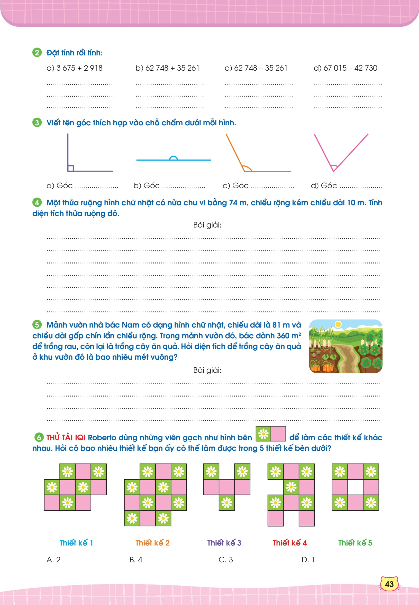 phiếu bài tập cuối tuần toán 4 - Ảnh 11
