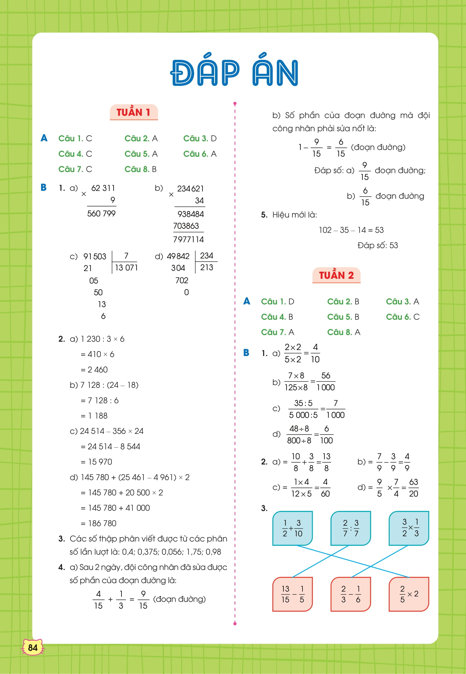 Phiếu Bài Tập Cuối Tuần Toán 5 - Ảnh 11