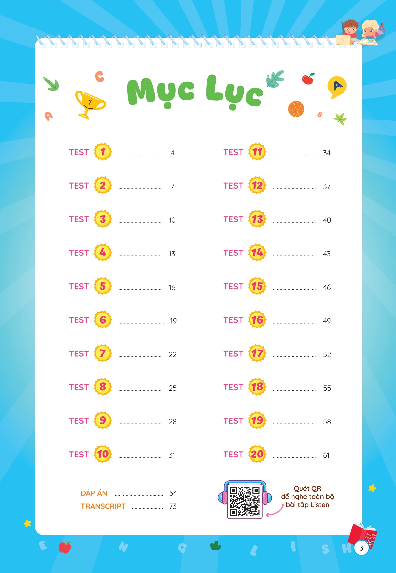 Phiếu Ôn Hè Tiếng Anh Lớp 1 - Ảnh 4