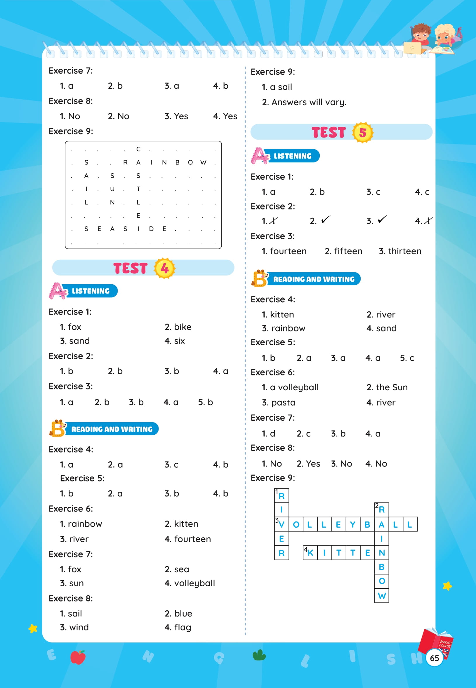 Phiếu Ôn Hè Tiếng Anh Lớp 2 - Ảnh 12