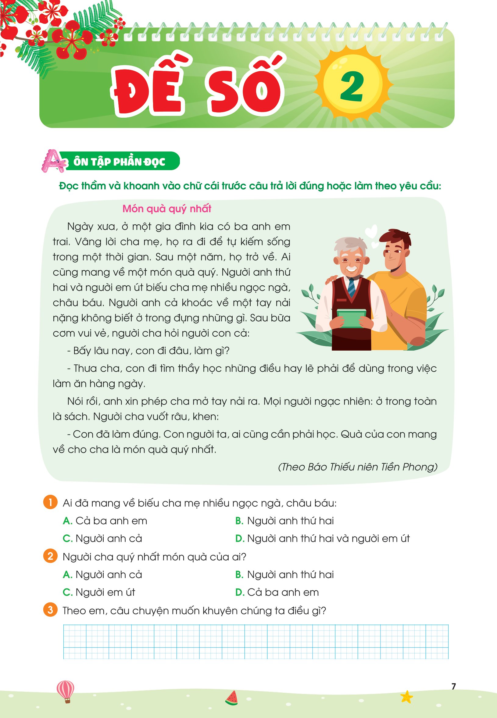 phiếu ôn hè tiếng việt 2 (theo chương trình giáo dục phổ thông mới) - Ảnh 8