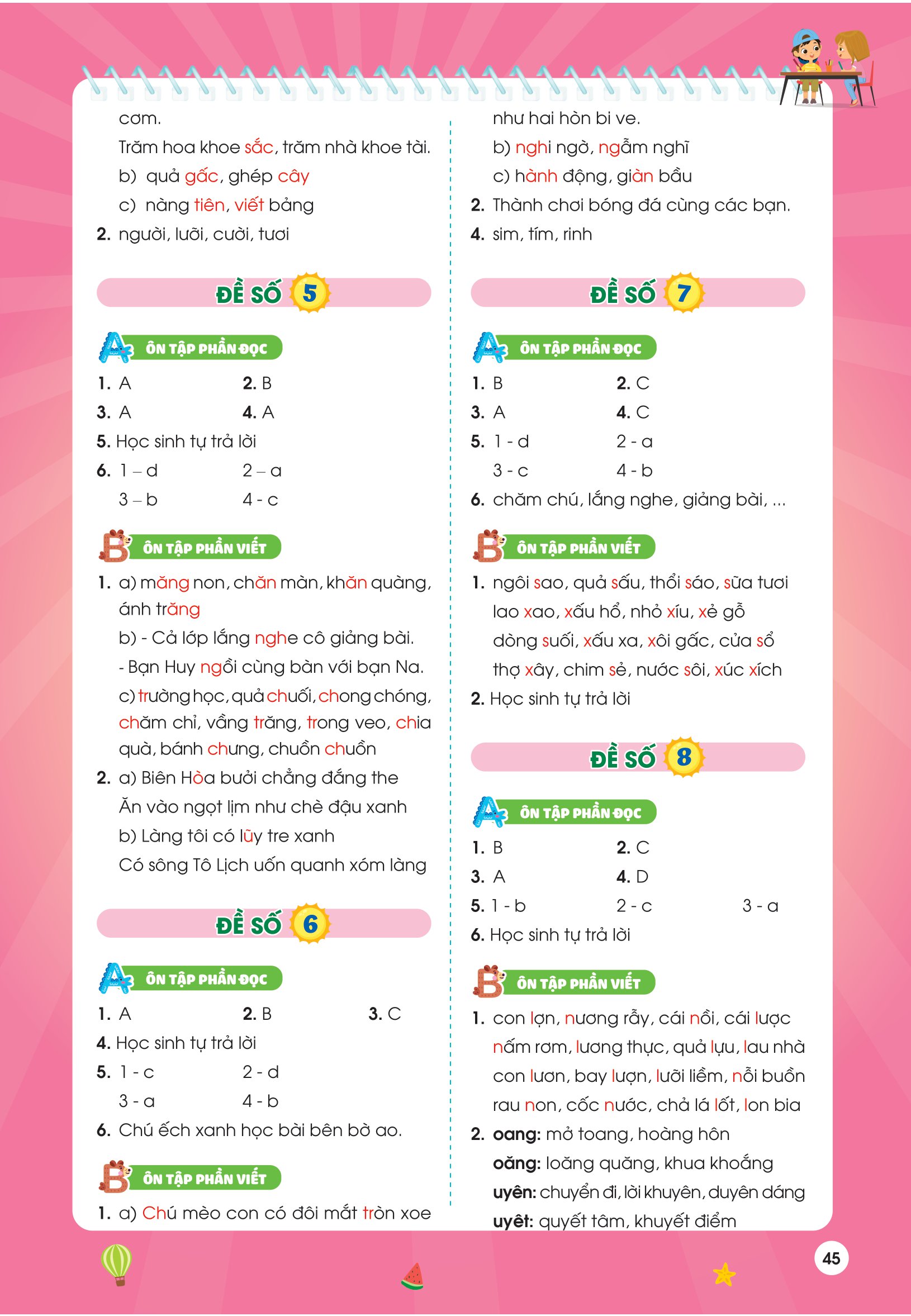 phiếu ôn hè tiếng việt lớp 1 - Ảnh 10