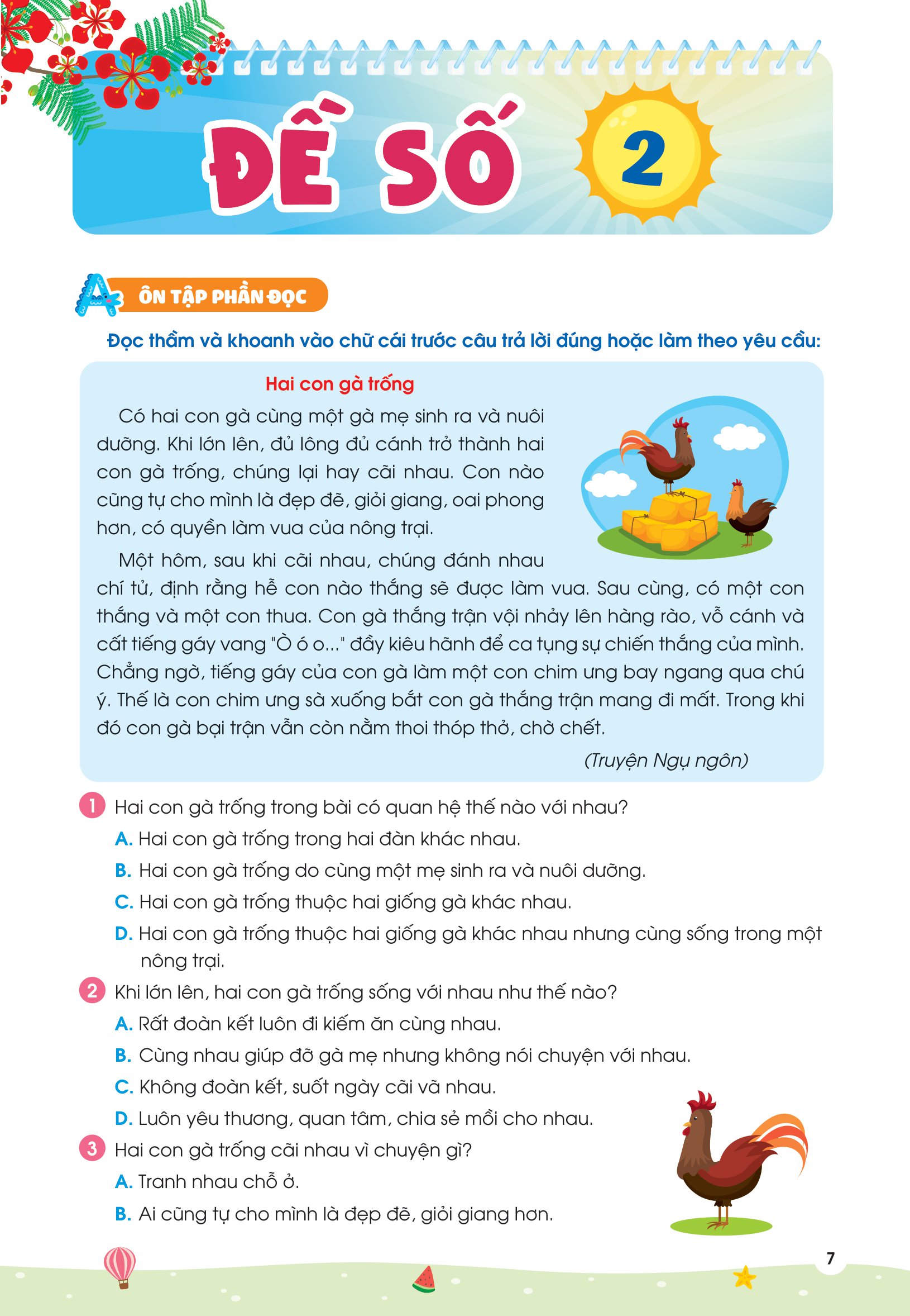 phiếu ôn hè tiếng việt lớp 3 - Ảnh 8