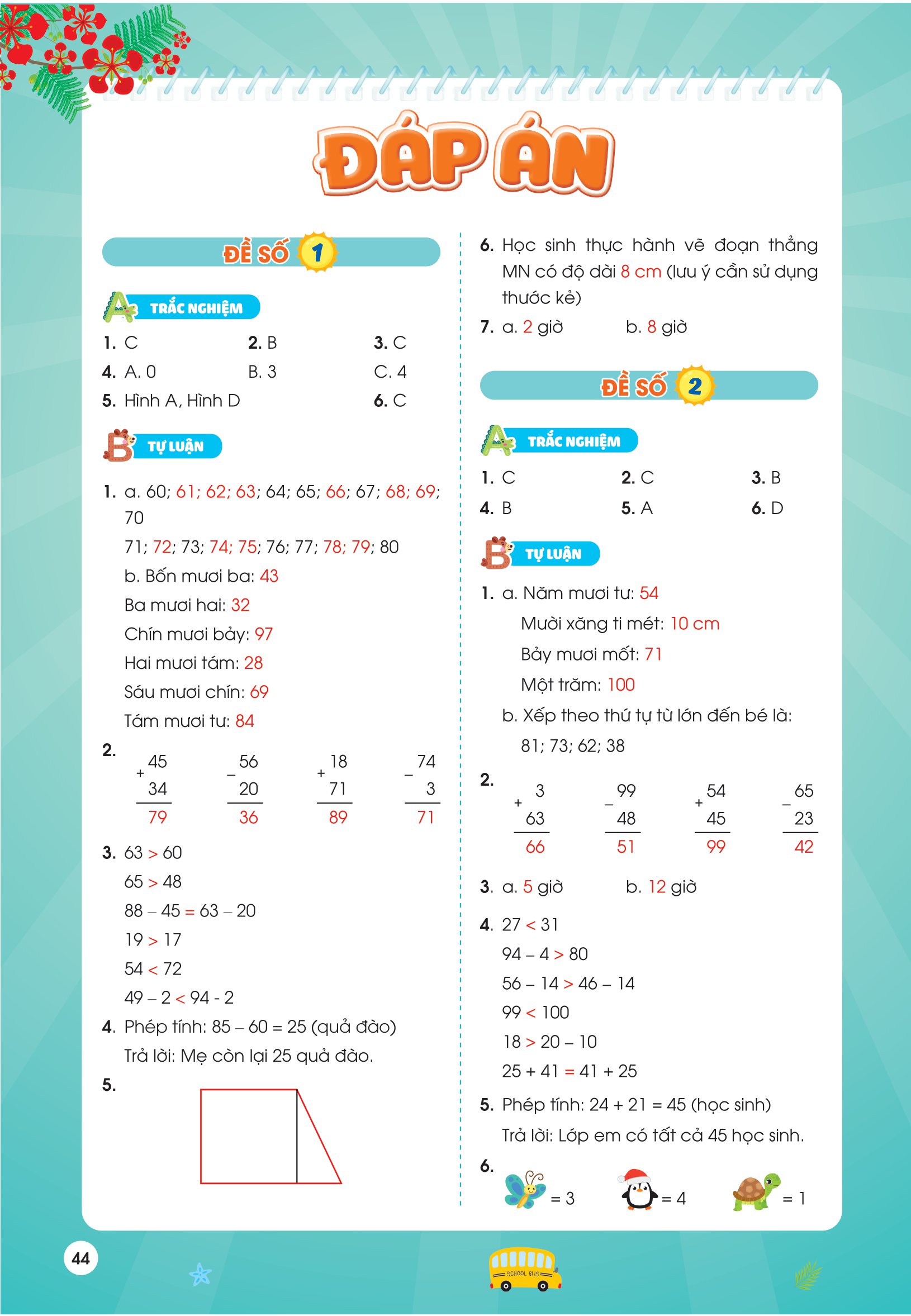 phiếu ôn hè toán 1 (theo chương trình giáo dục phổ thông mới) - Ảnh 9