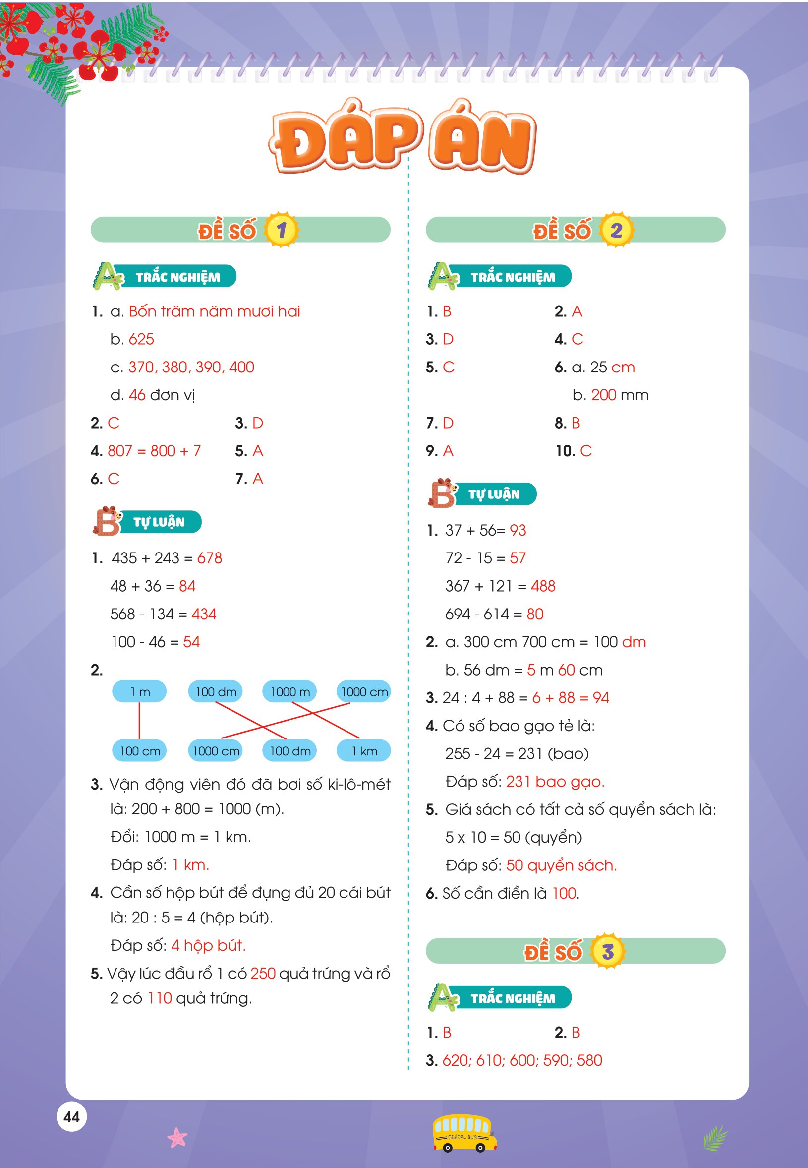 phiếu ôn hè toán lớp 2 - Ảnh 10