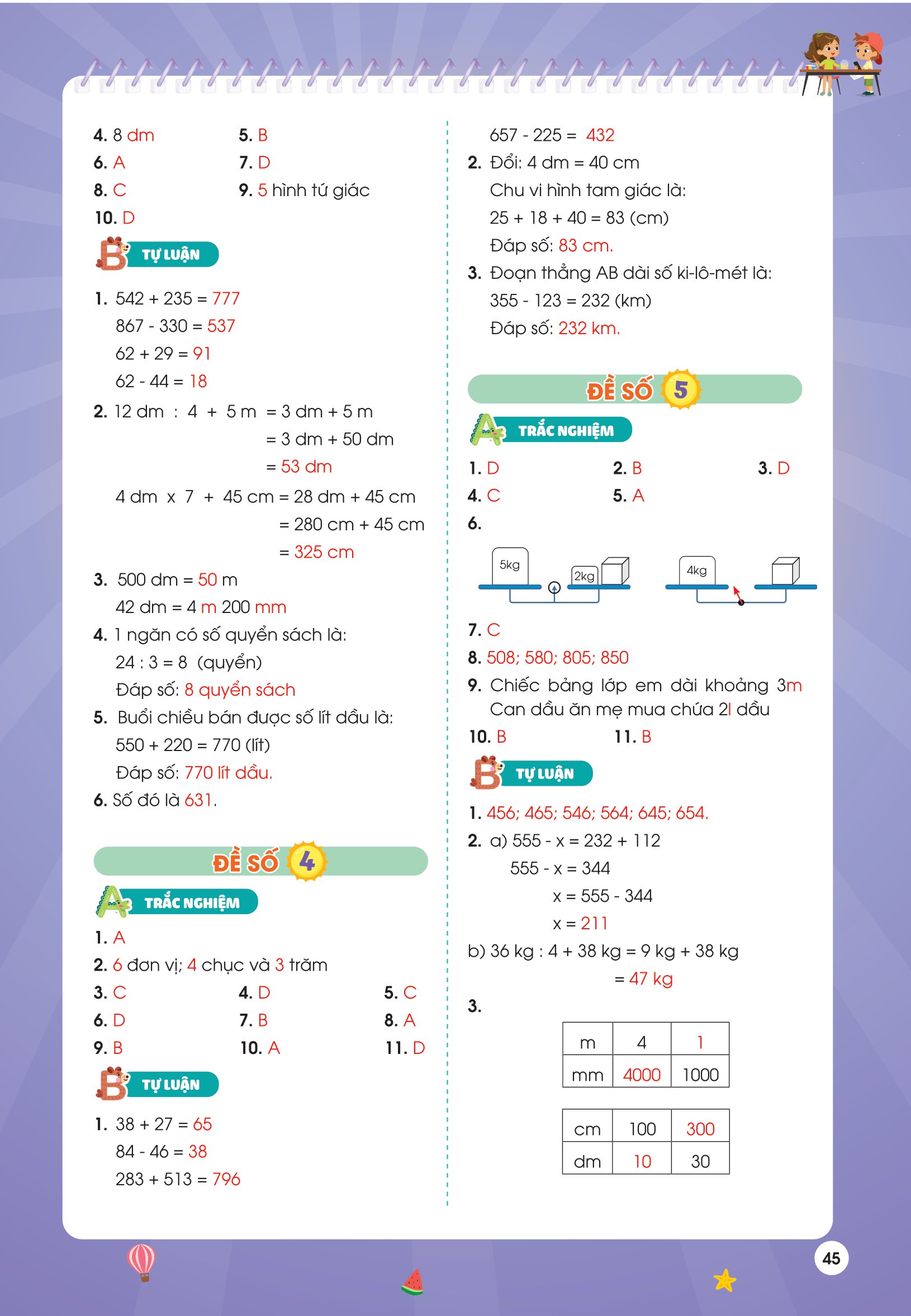 phiếu ôn hè toán lớp 2 - Ảnh 11