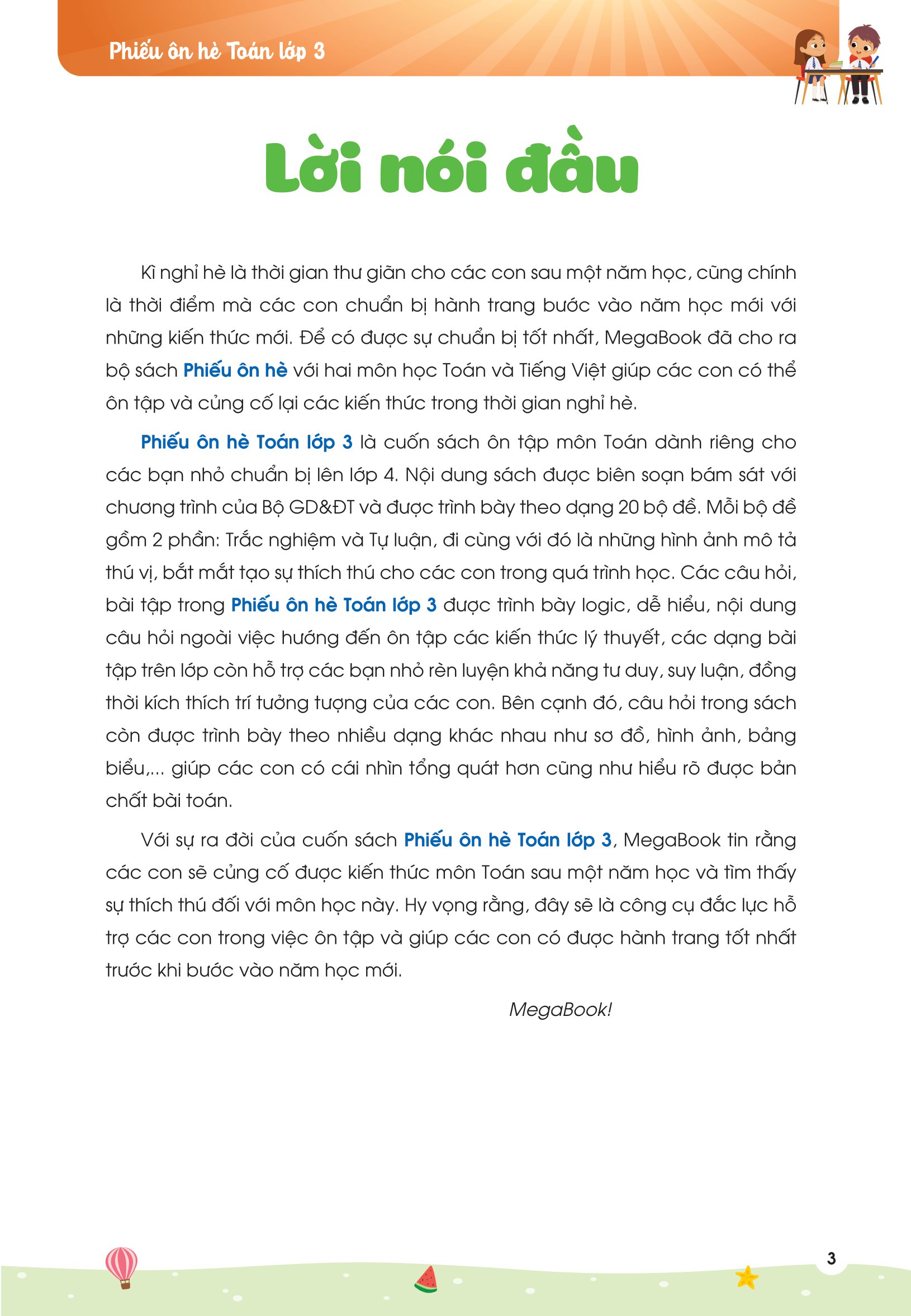 phiếu ôn hè toán lớp 3 - Ảnh 4