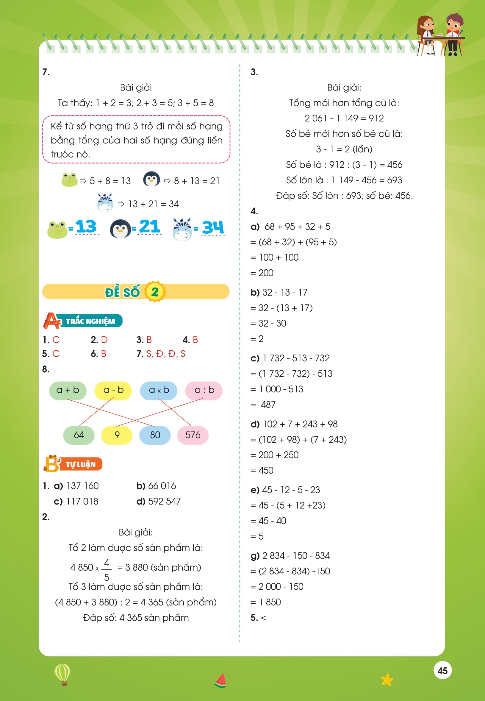 Phiếu Ôn Hè Toán Lớp 4 - Ảnh 10