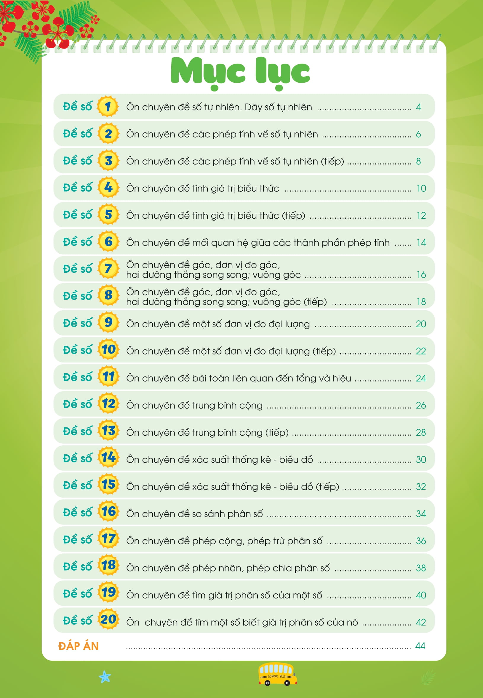 Phiếu Ôn Hè Toán Lớp 4 - Ảnh 3