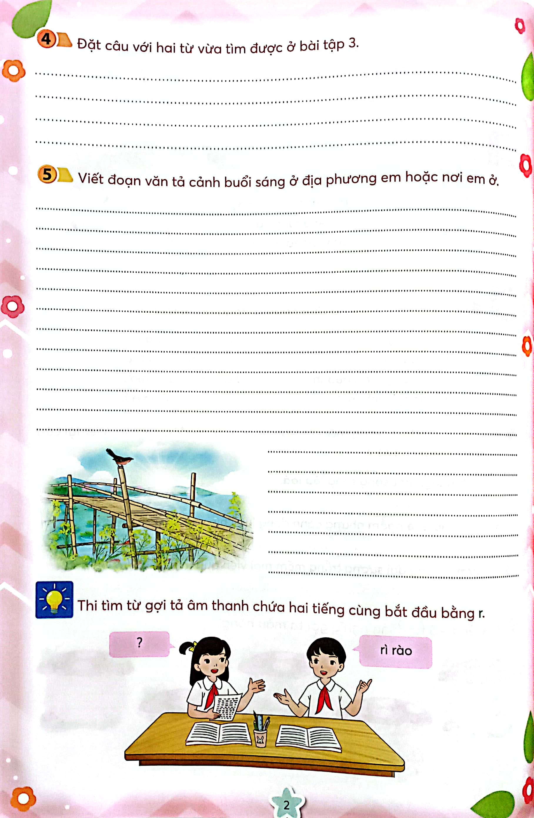 phiếu ôn tập cuối tuần môn tiếng việt 5 (chân trời) (chuẩn) - Ảnh 4