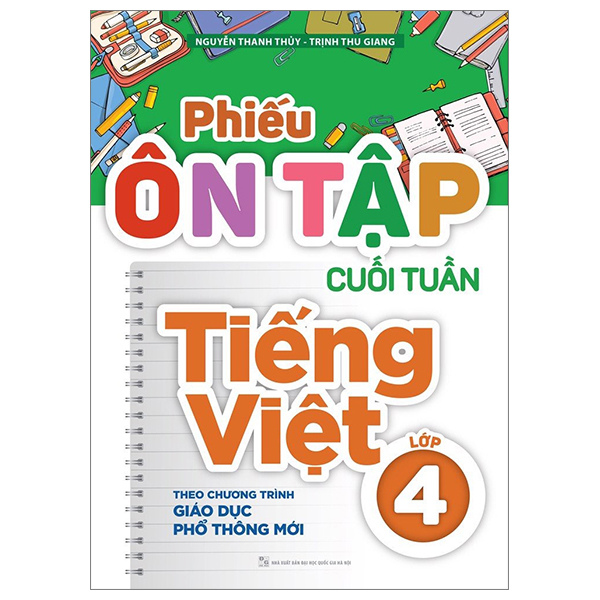 phiếu ôn tập cuối tuần tiếng việt lớp 4 (theo chương trình giáo dục phổ thông mới)