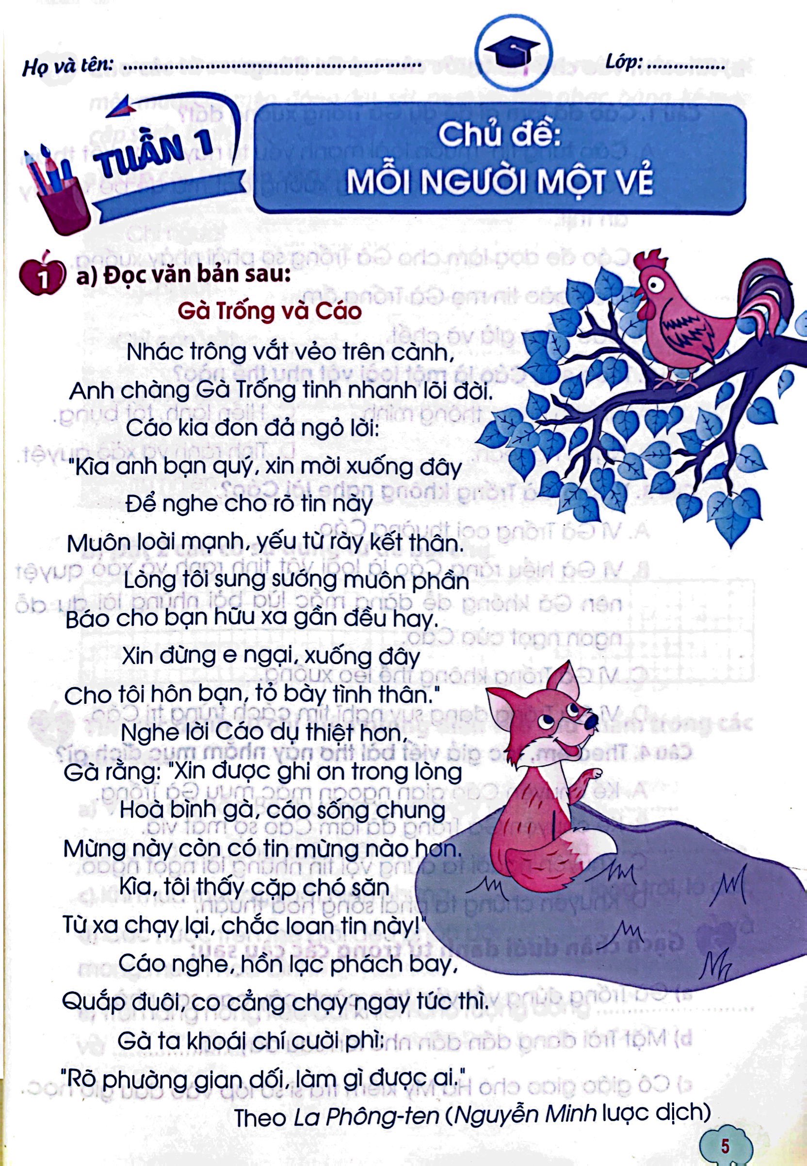 phiếu ôn tập cuối tuần tiếng việt lớp 4 (theo chương trình giáo dục phổ thông mới) - Ảnh 5