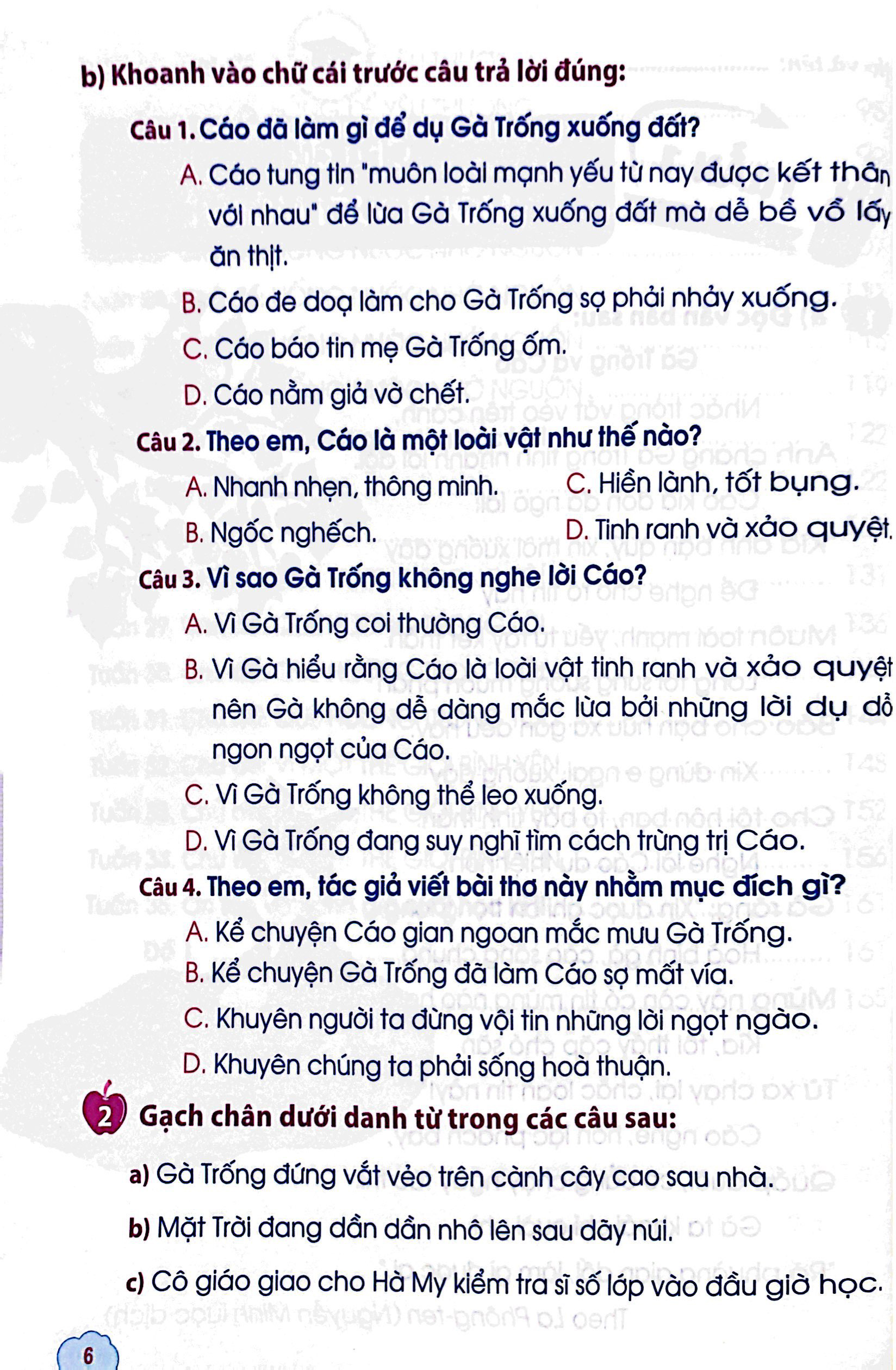 phiếu ôn tập cuối tuần tiếng việt lớp 4 (theo chương trình giáo dục phổ thông mới) - Ảnh 6