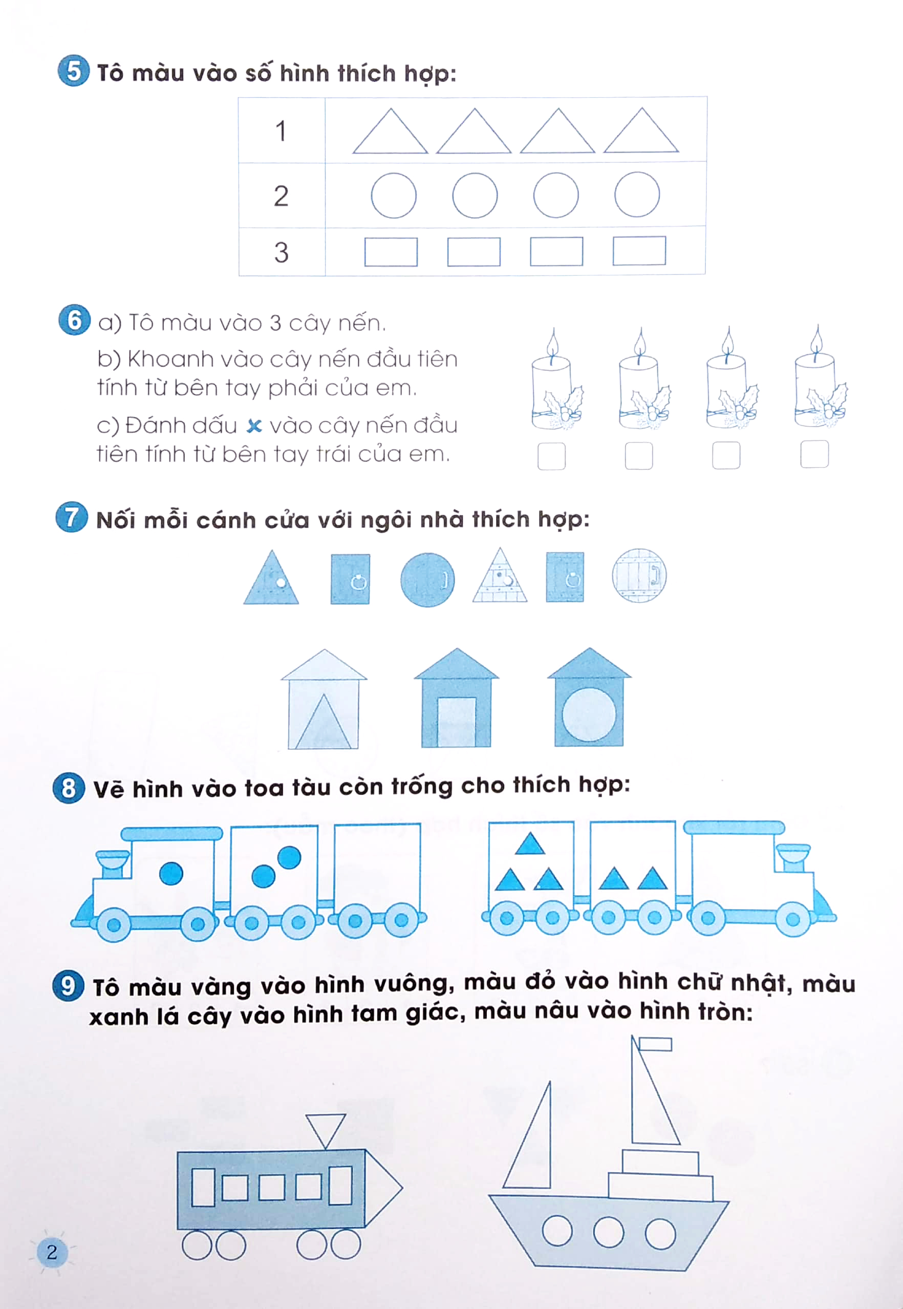 phiếu thực hành cuối tuần toán 1 (cánh diều) - Ảnh 5