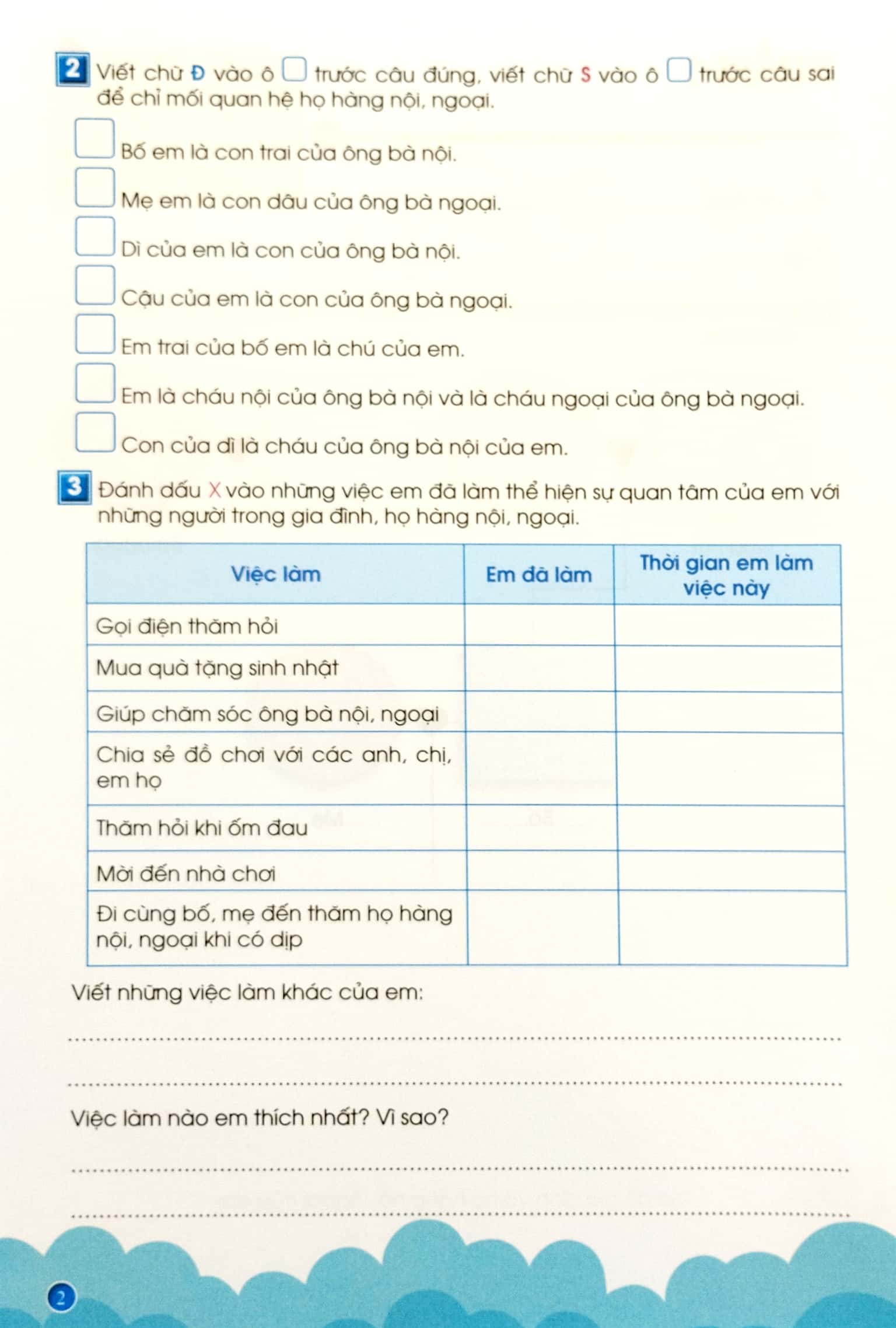 phiếu thực hành cuối tuần tự nhiên và xã hội 3 (cánh diều) - Ảnh 4