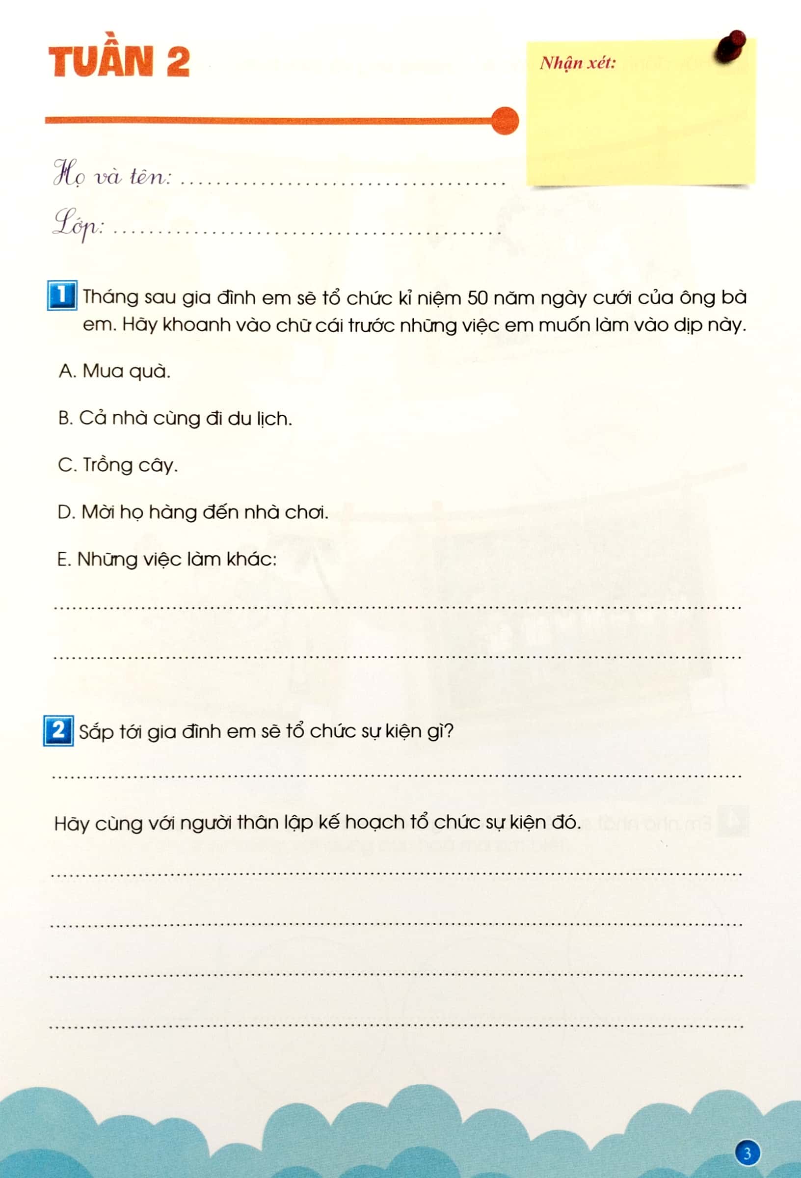 phiếu thực hành cuối tuần tự nhiên và xã hội 3 (cánh diều) - Ảnh 7