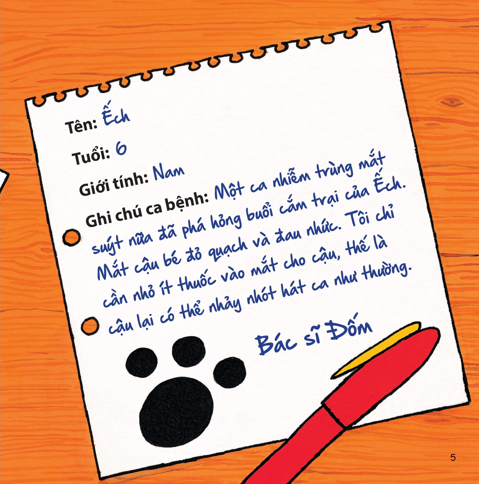 phòng khám bác sĩ đốm - ếch đi cắm trại - bệnh viêm kết mạc - Ảnh 4