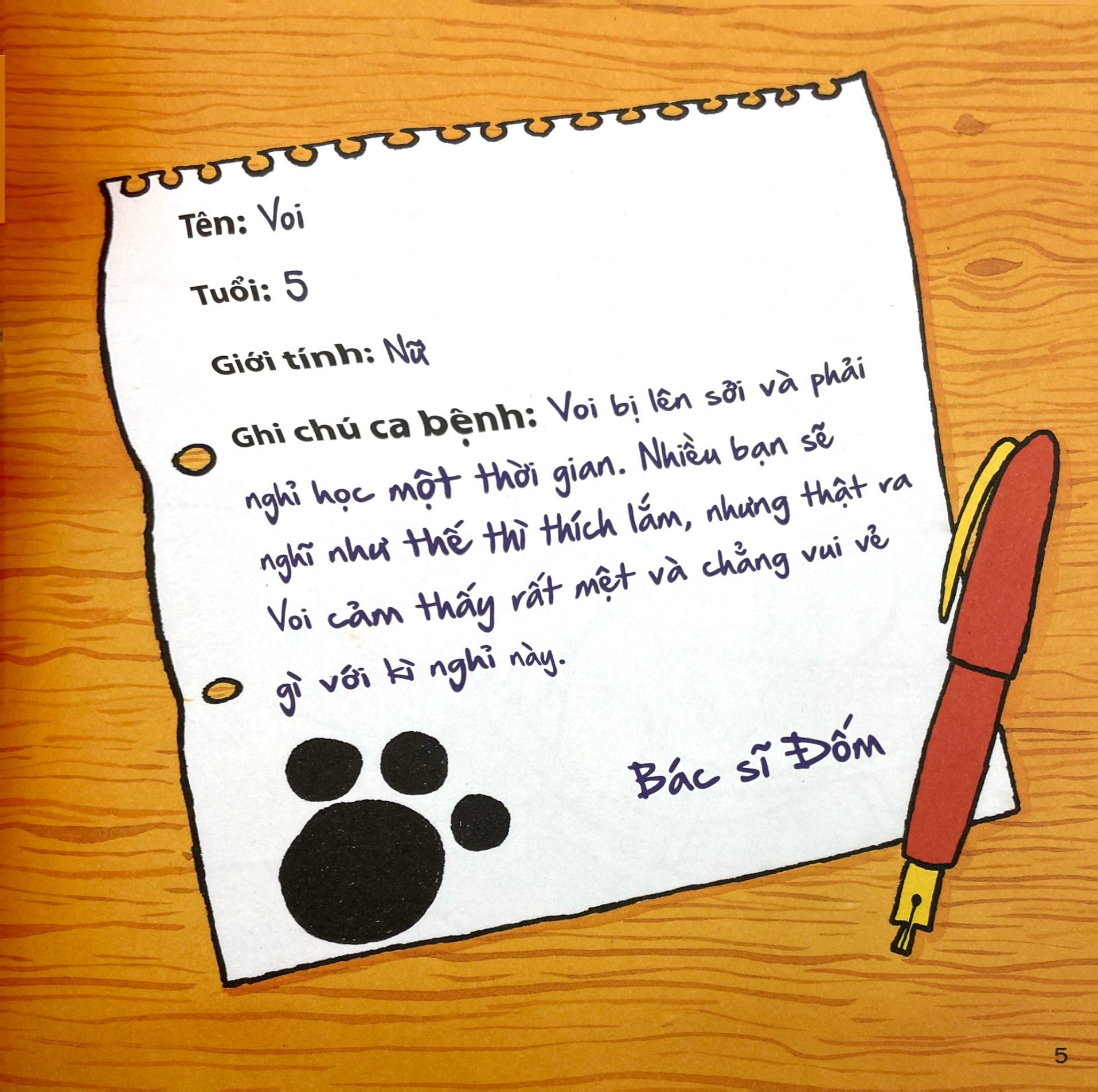 phòng khám bác sĩ đốm - vở kịch của voi - bệnh sởi - Ảnh 3