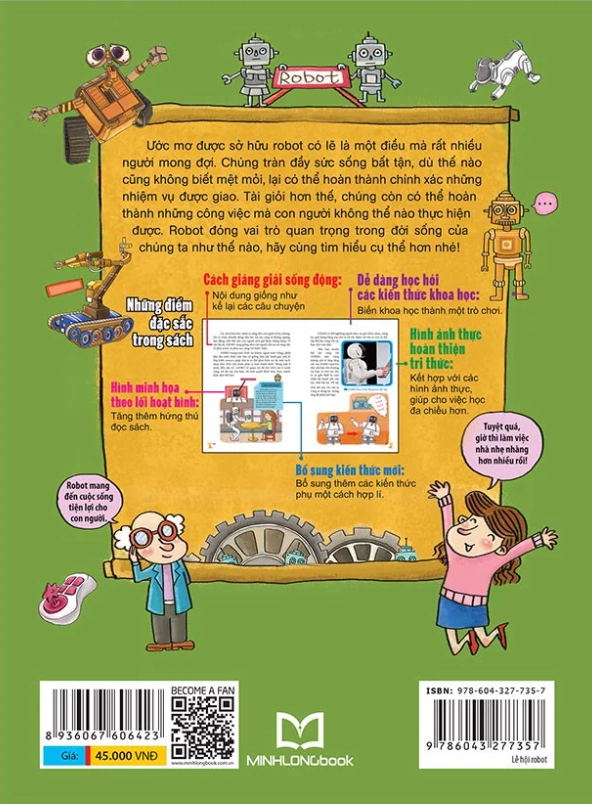 phòng nghiên cứu khoa học thú vị - lễ hội robot - robot trong đời sống (tái bản 2022) - Ảnh 7