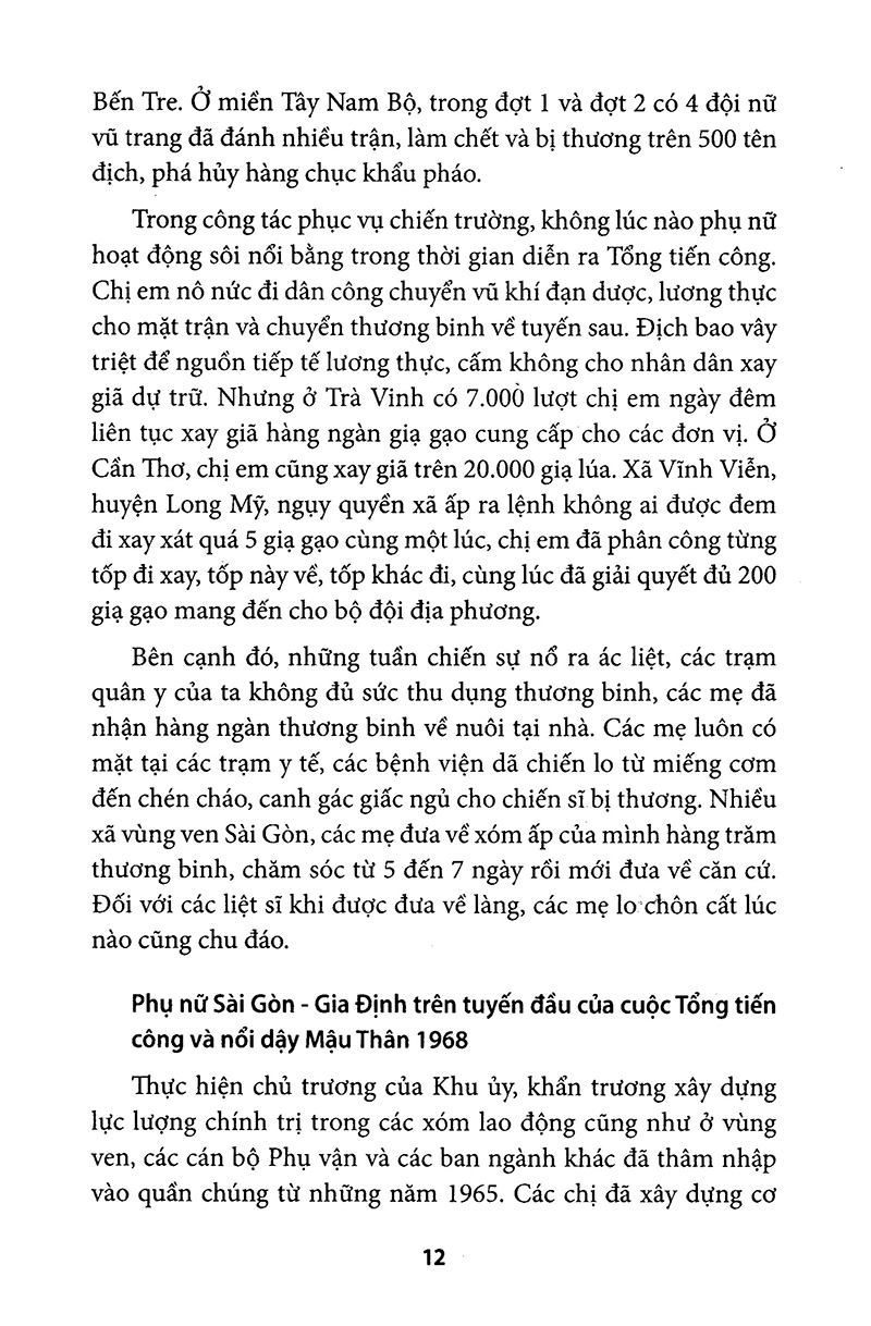 phụ nữ sài gòn gia định và nam bộ trong cuộc tổng tiến công và nổi dậy xuân mậu thân 1968 - Ảnh 6