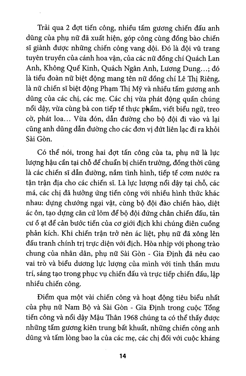 phụ nữ sài gòn gia định và nam bộ trong cuộc tổng tiến công và nổi dậy xuân mậu thân 1968 - Ảnh 8