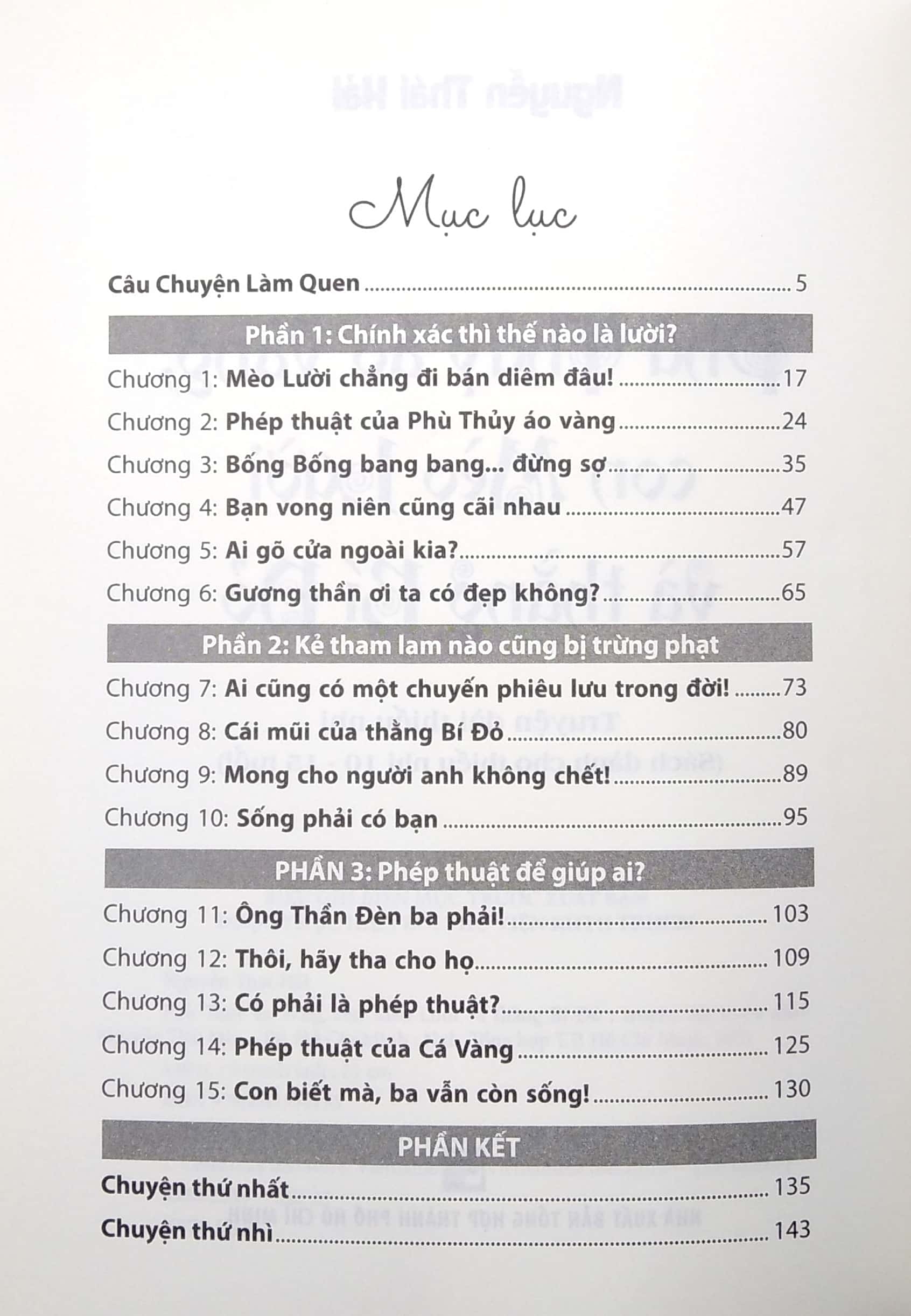phù thủy áo vàng, con mèo lười và thằng bí đỏ (truyện dài thiếu nhi) - Ảnh 3