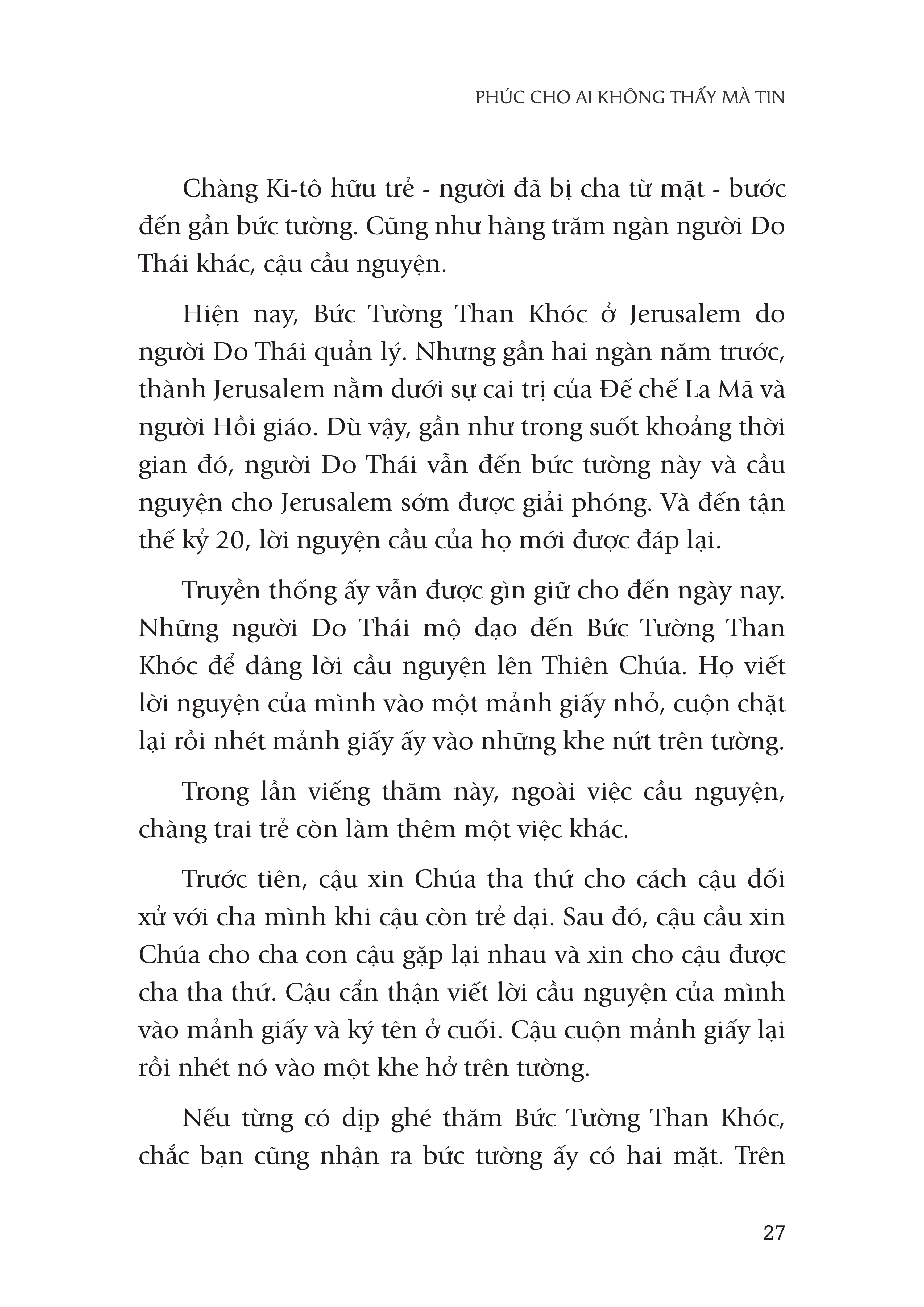 phúc cho ai không thấy mà tin - Ảnh 5