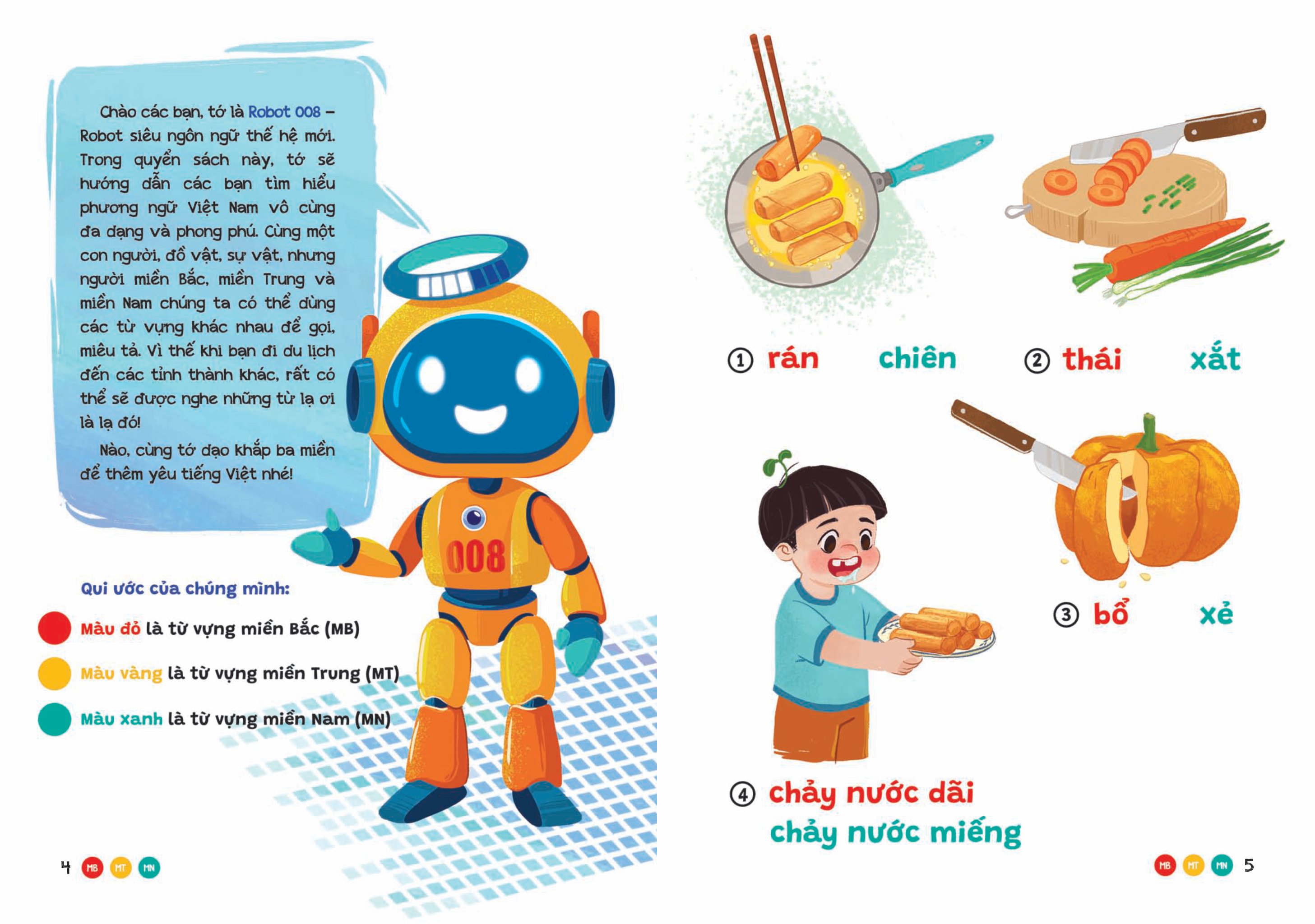 phương ngữ việt nam - từ cảm xúc đến hành động - từ vựng phong phú cho bé - Ảnh 2