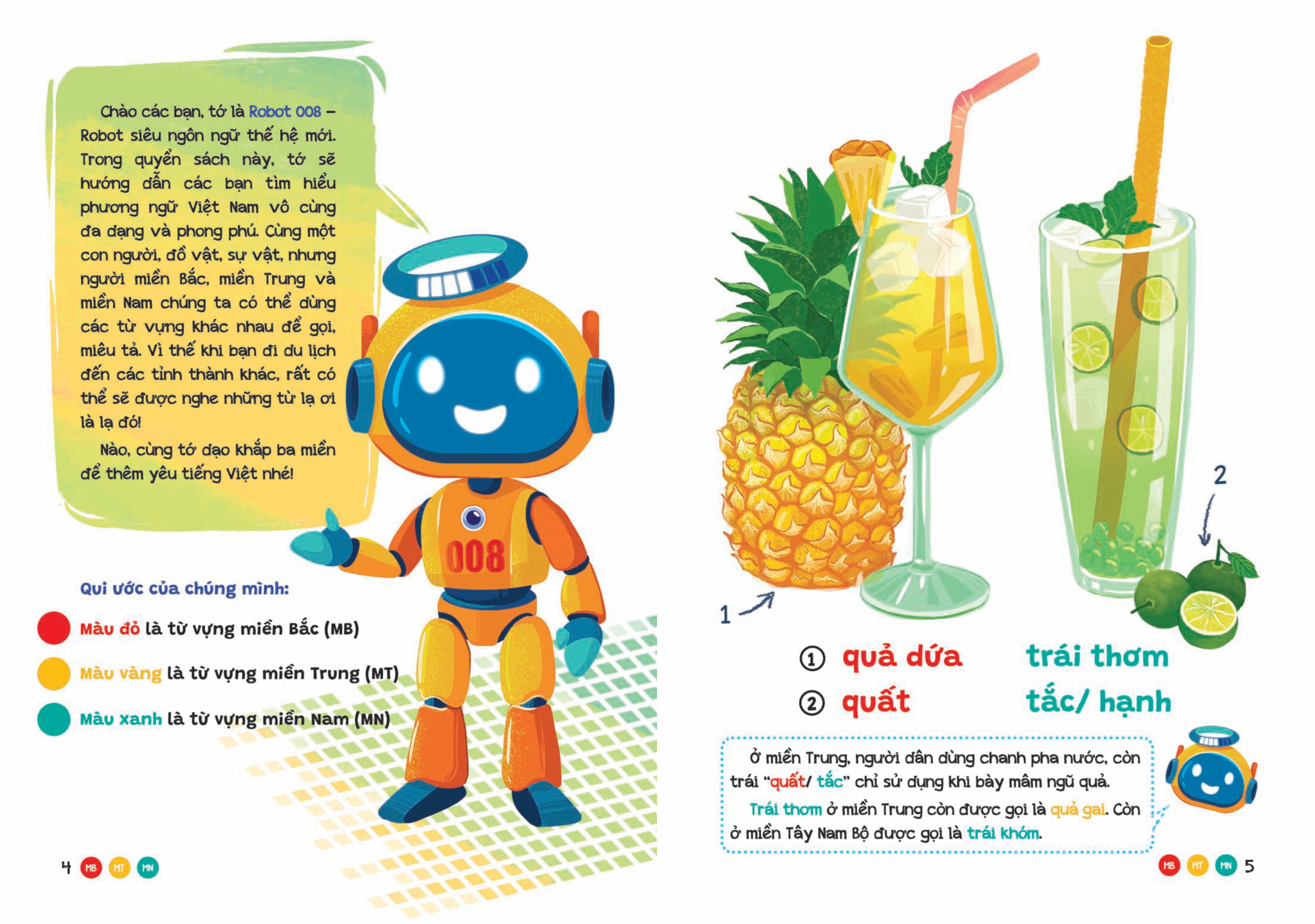 phương ngữ việt nam - từ vườn đến nông trại - từ vựng phong phú cho bé - Ảnh 2