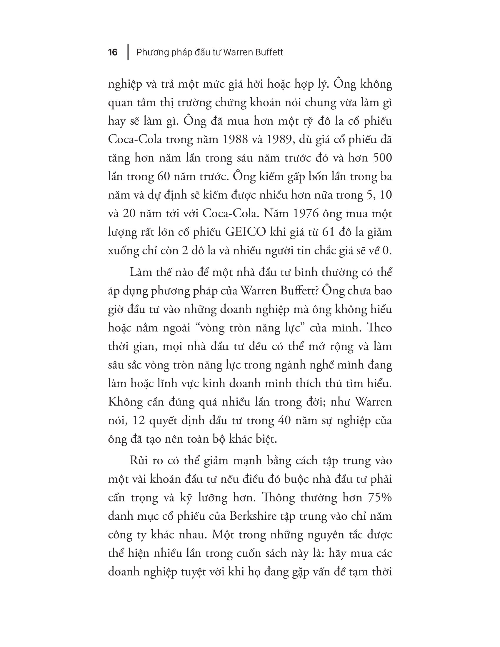 Phương Pháp Đầu Tư Warren Buffett - Những Nguyên Lý Đầu Tư Của Nhà Đầu Tư Vĩ Đại Nhất Thế Giới (Tái Bản 2025) - Ảnh 16