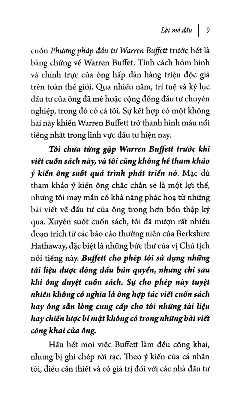 Phương Pháp Đầu Tư Warren Buffett (Tái Bản) - Ảnh 6