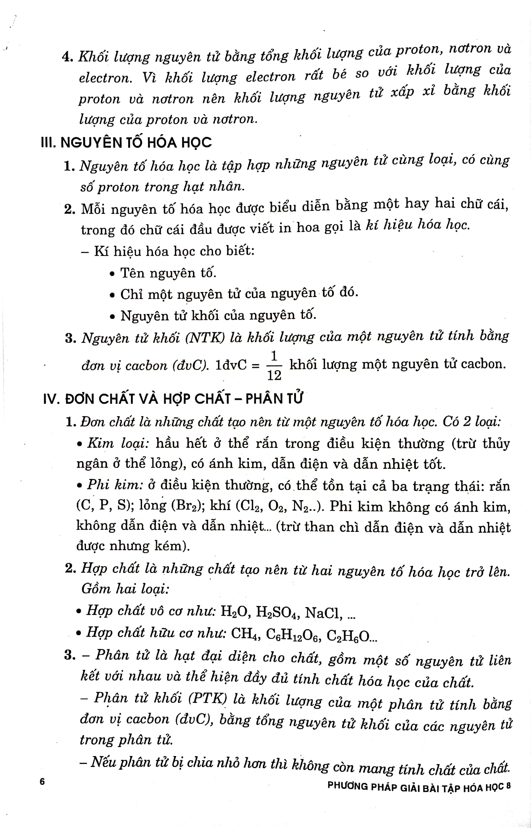 phương pháp giải bài tập hoá học 8 - Ảnh 5