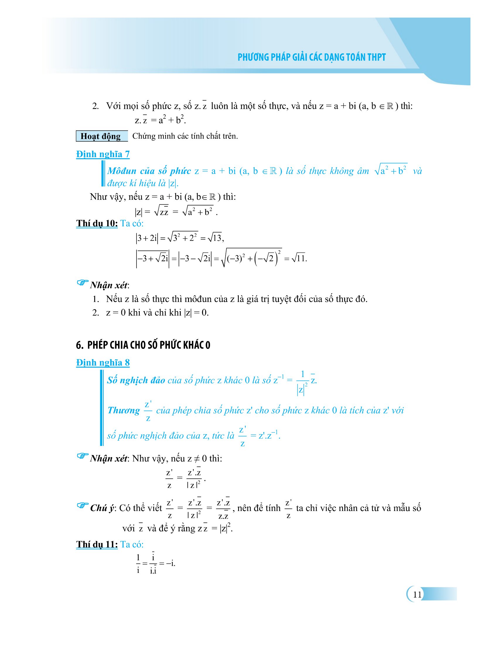 phương pháp giải các dạng toán thpt - số phức - Ảnh 10