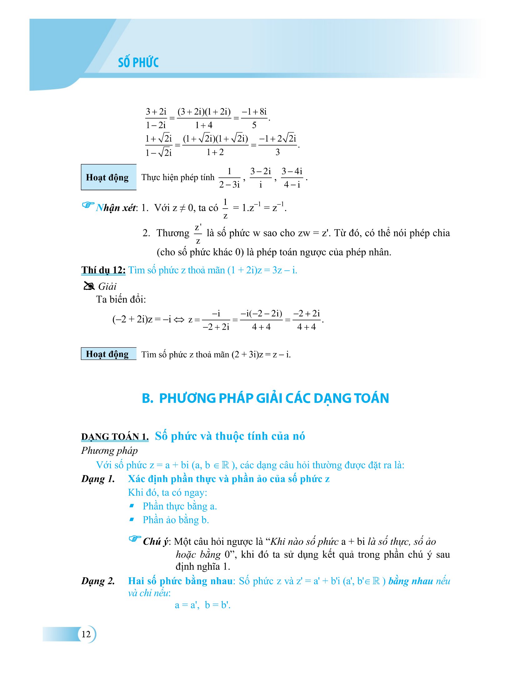 phương pháp giải các dạng toán thpt - số phức - Ảnh 11