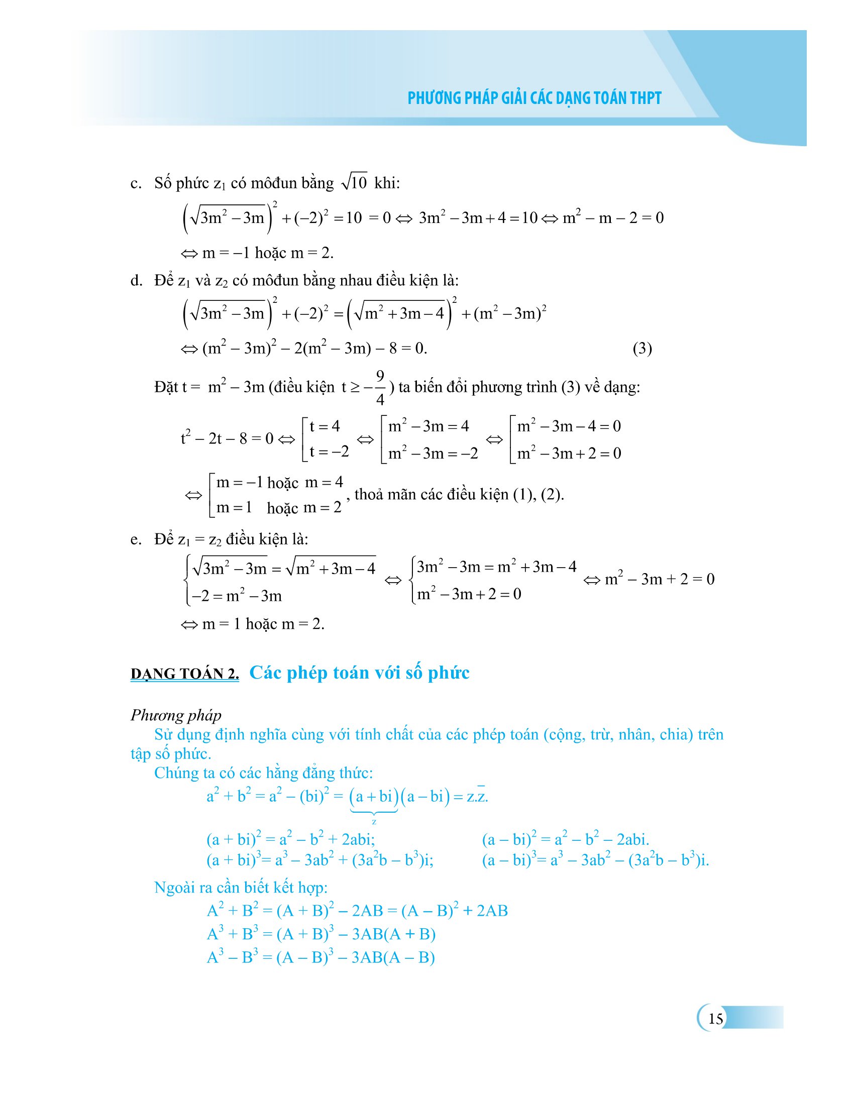 phương pháp giải các dạng toán thpt - số phức - Ảnh 14
