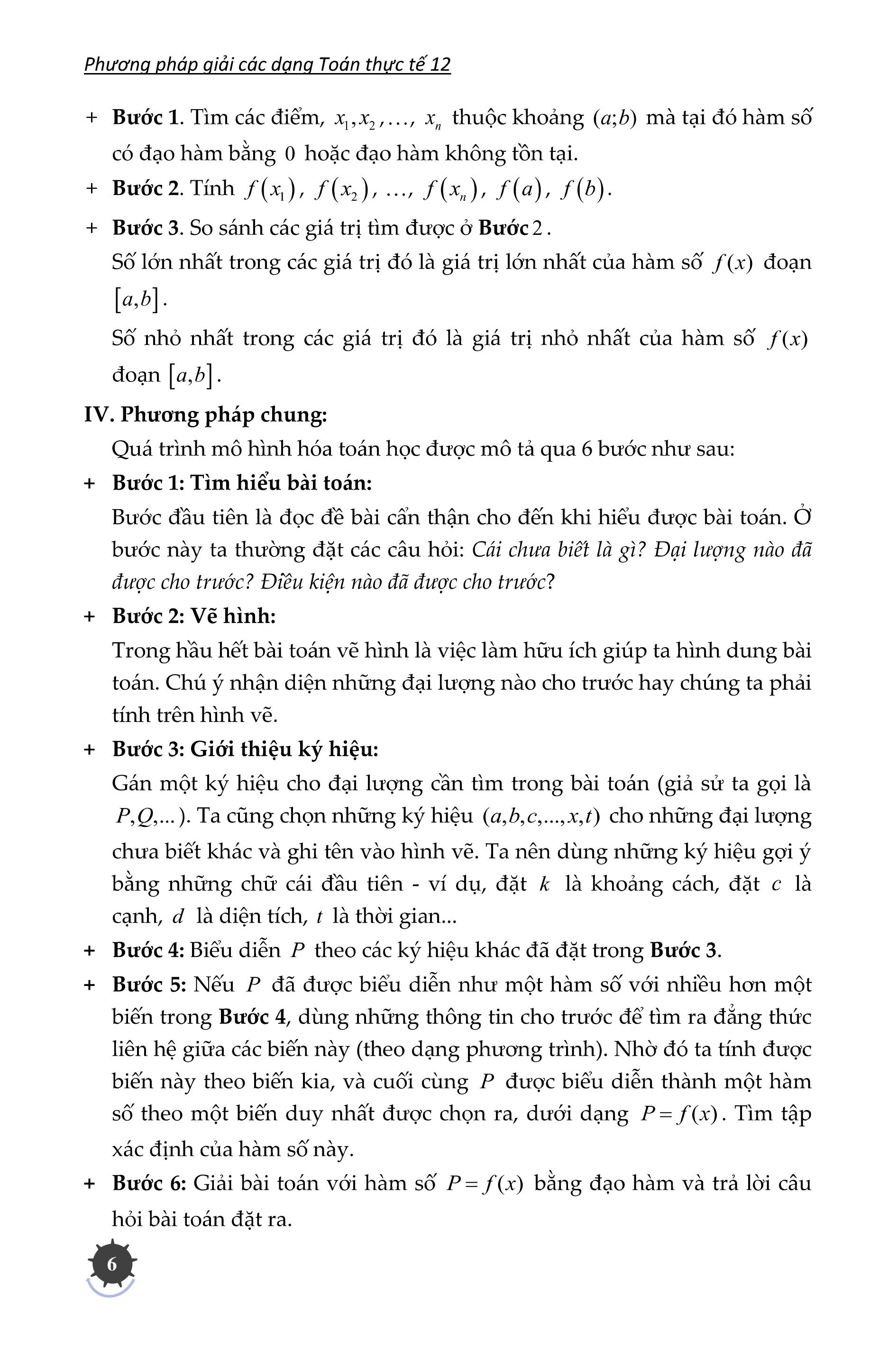 phương pháp giải các dạng toán thực tế 12 - Ảnh 6