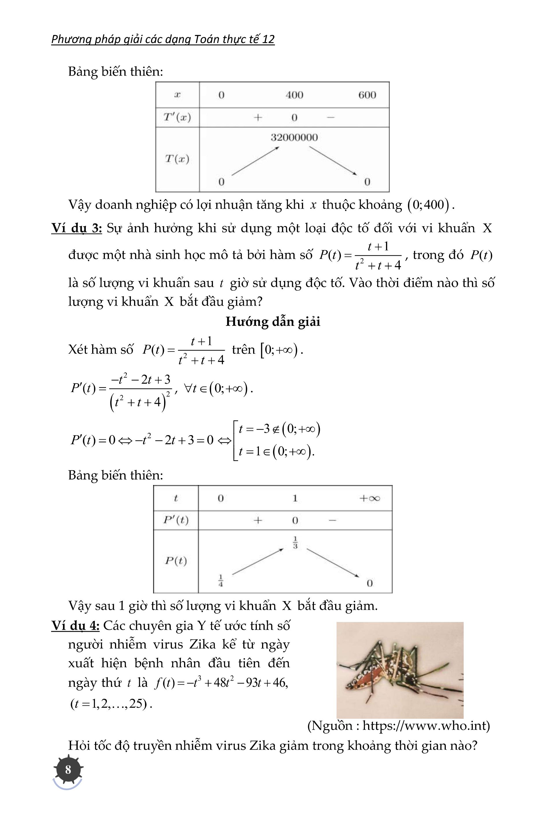 phương pháp giải các dạng toán thực tế 12 - Ảnh 8