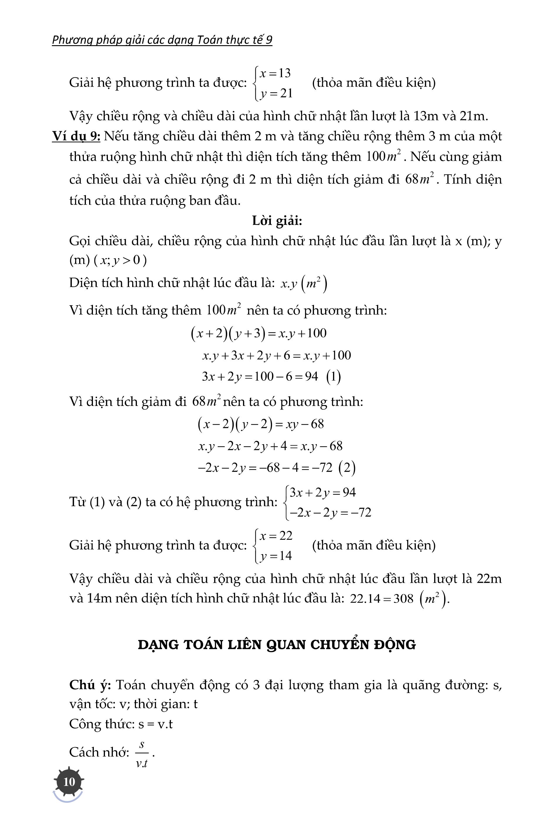 phương pháp giải các dạng toán thực tế 9 - Ảnh 10