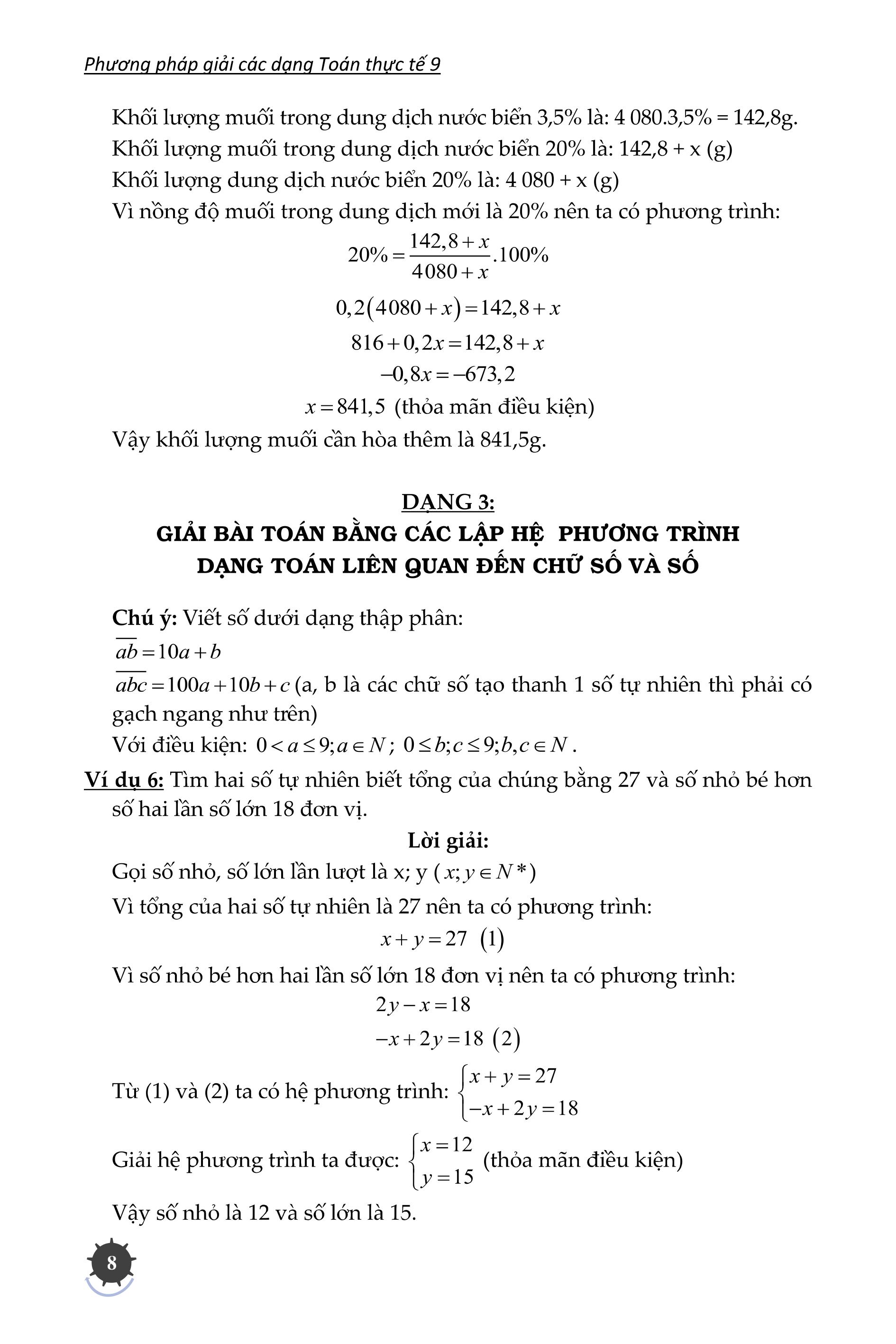 phương pháp giải các dạng toán thực tế 9 - Ảnh 8