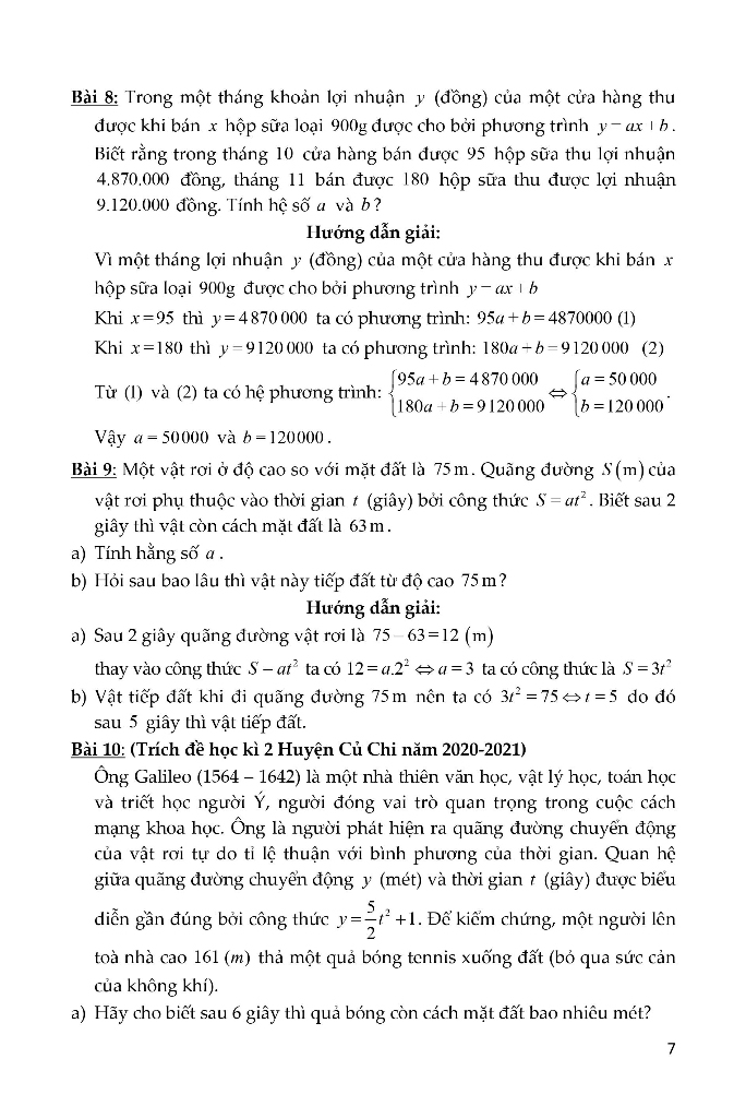 phương pháp giải các dạng toán thực tế trong kỳ thi tuyển sinh lớp 10 - Ảnh 7