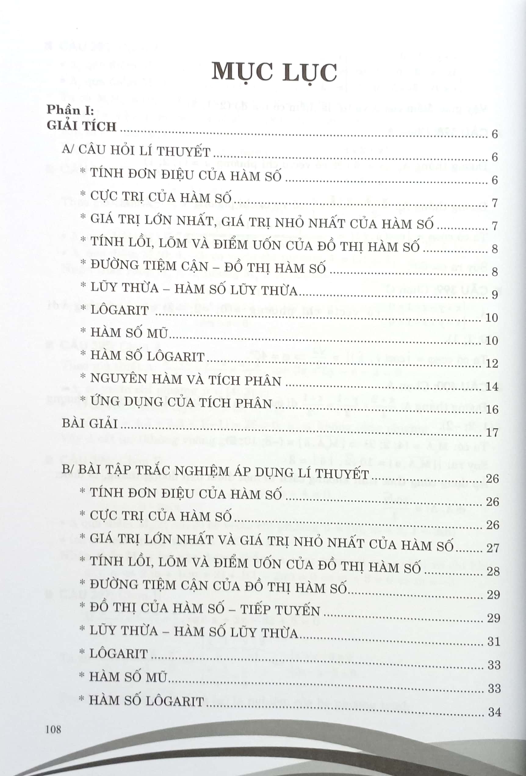 phương pháp giải câu hỏi và bài tập trắc nghiệm toán 12 - Ảnh 3