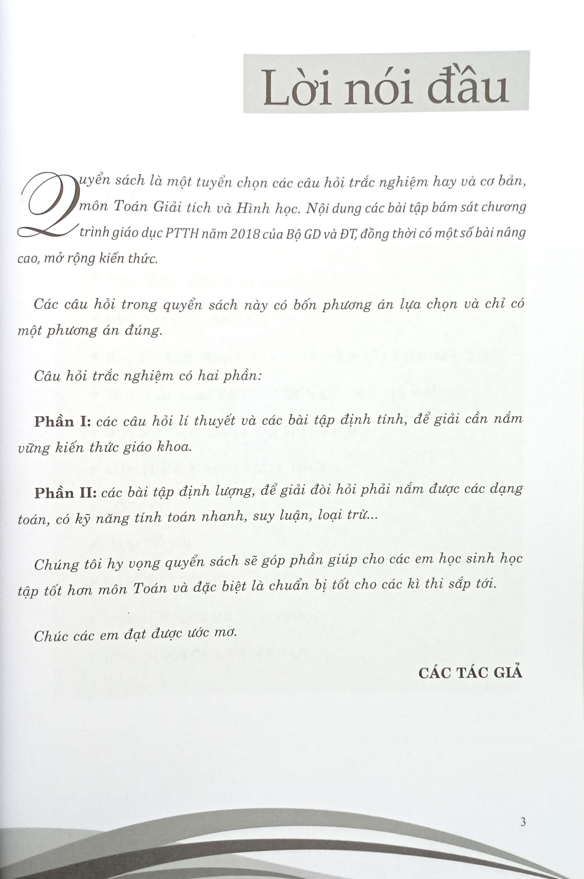 phương pháp giải câu hỏi và bài tập trắc nghiệm toán 12 - Ảnh 4