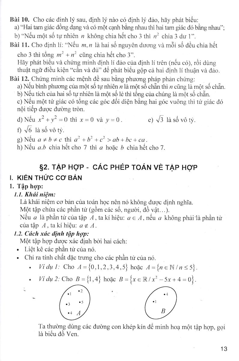 phương pháp giải toán chuyên đề đại số 10 (biên soạn theo chương trình giáo dục phổ thông mới - dùng chung cho các bộ sgk hiện hành) - Ảnh 6