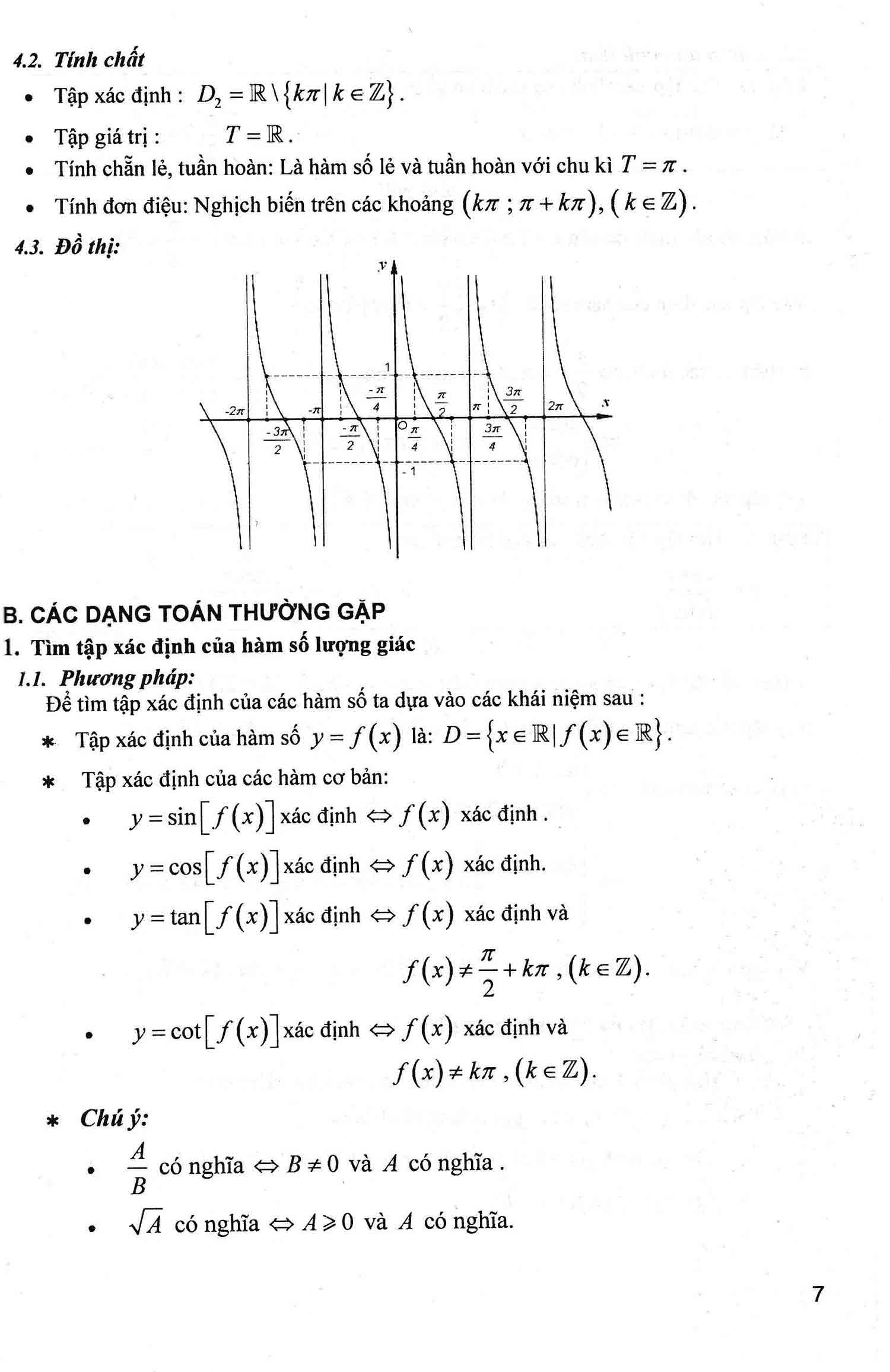 phương pháp giải toán chuyên đề đại số và giải tích 11 (dùng chung cho các bộ sgk hiện hành) - Ảnh 6