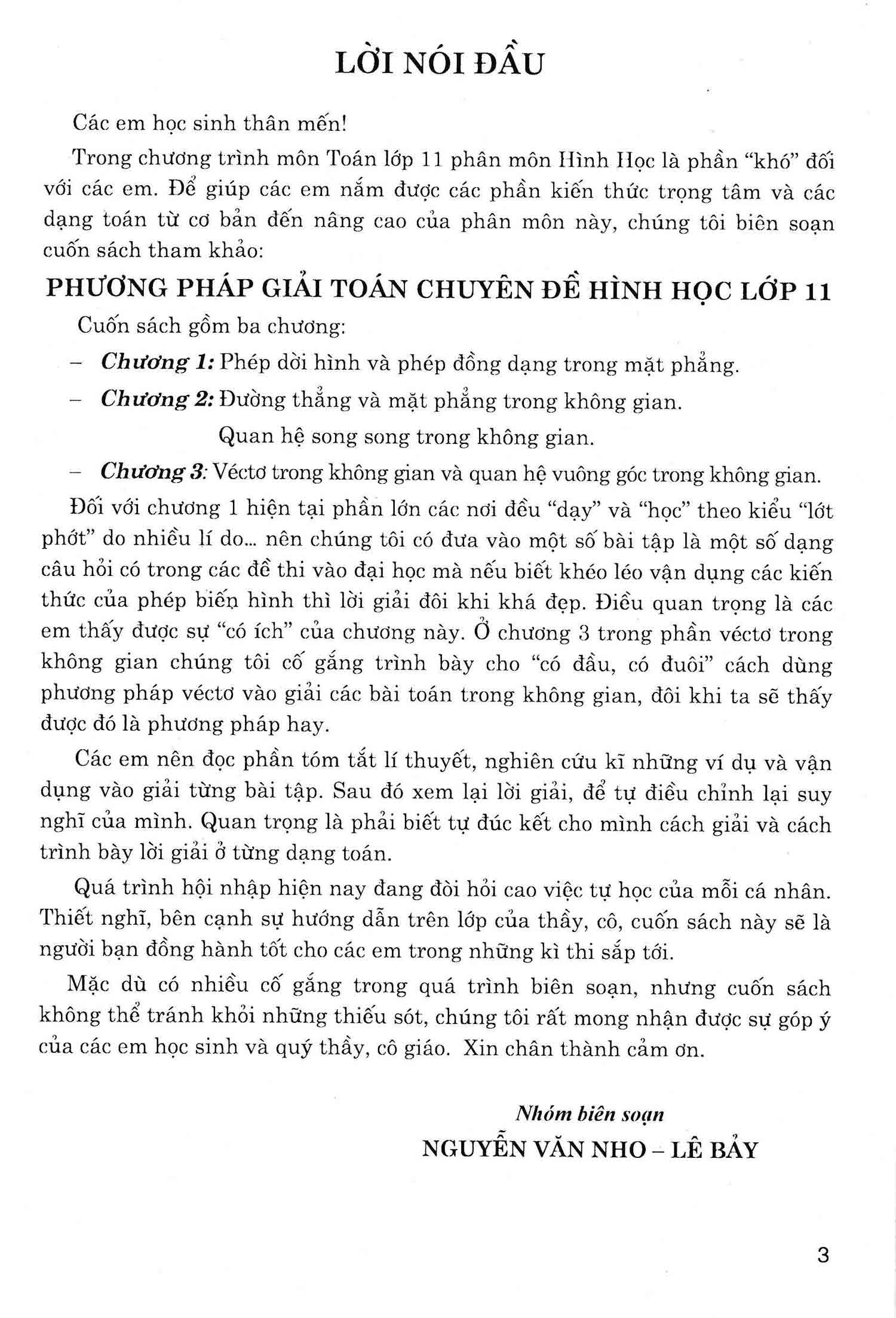 phương pháp giải toán chuyên đề hình học 11 (dùng chung cho các bộ sgk hiện hành) - Ảnh 3