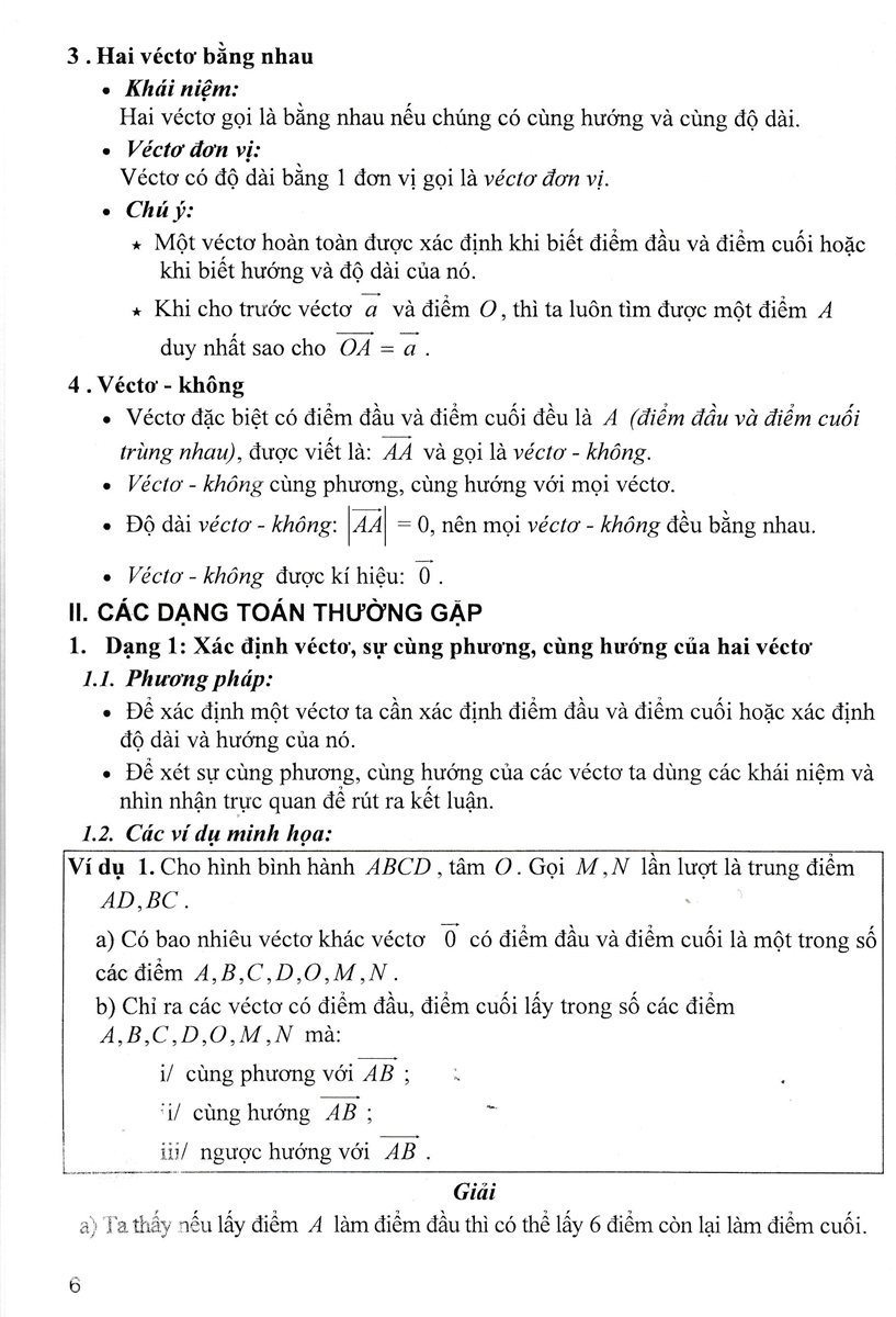 phương pháp giải toán chuyên đề hình học lớp 10 (biên soạn theo chương trình giáo dục phổ thông mới - dùng chung cho các bộ sgk hiện hành) - Ảnh 6