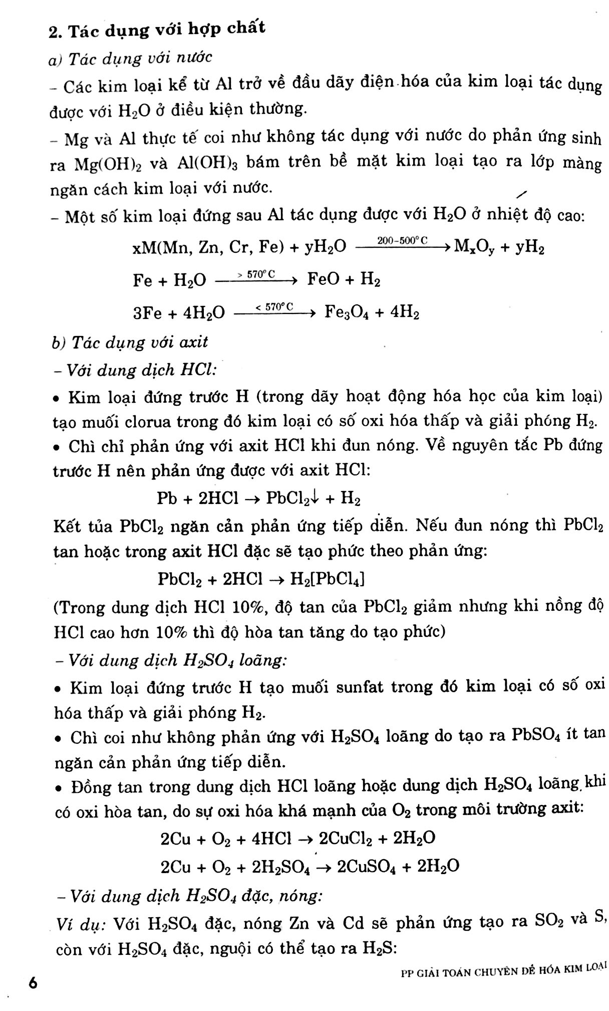 phương pháp giải toán chuyên đề hóa kim loại - Ảnh 3