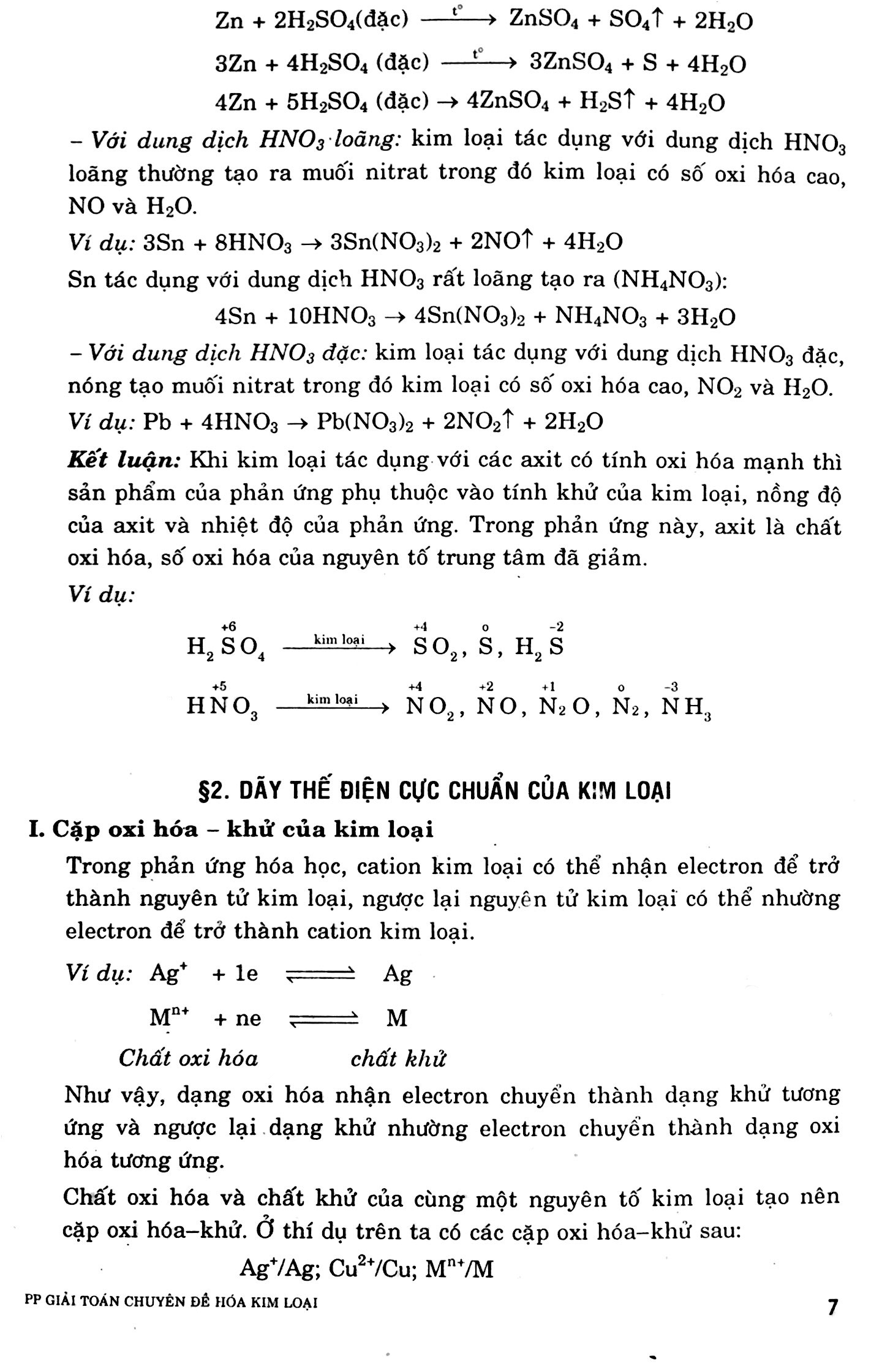 phương pháp giải toán chuyên đề hóa kim loại - Ảnh 4